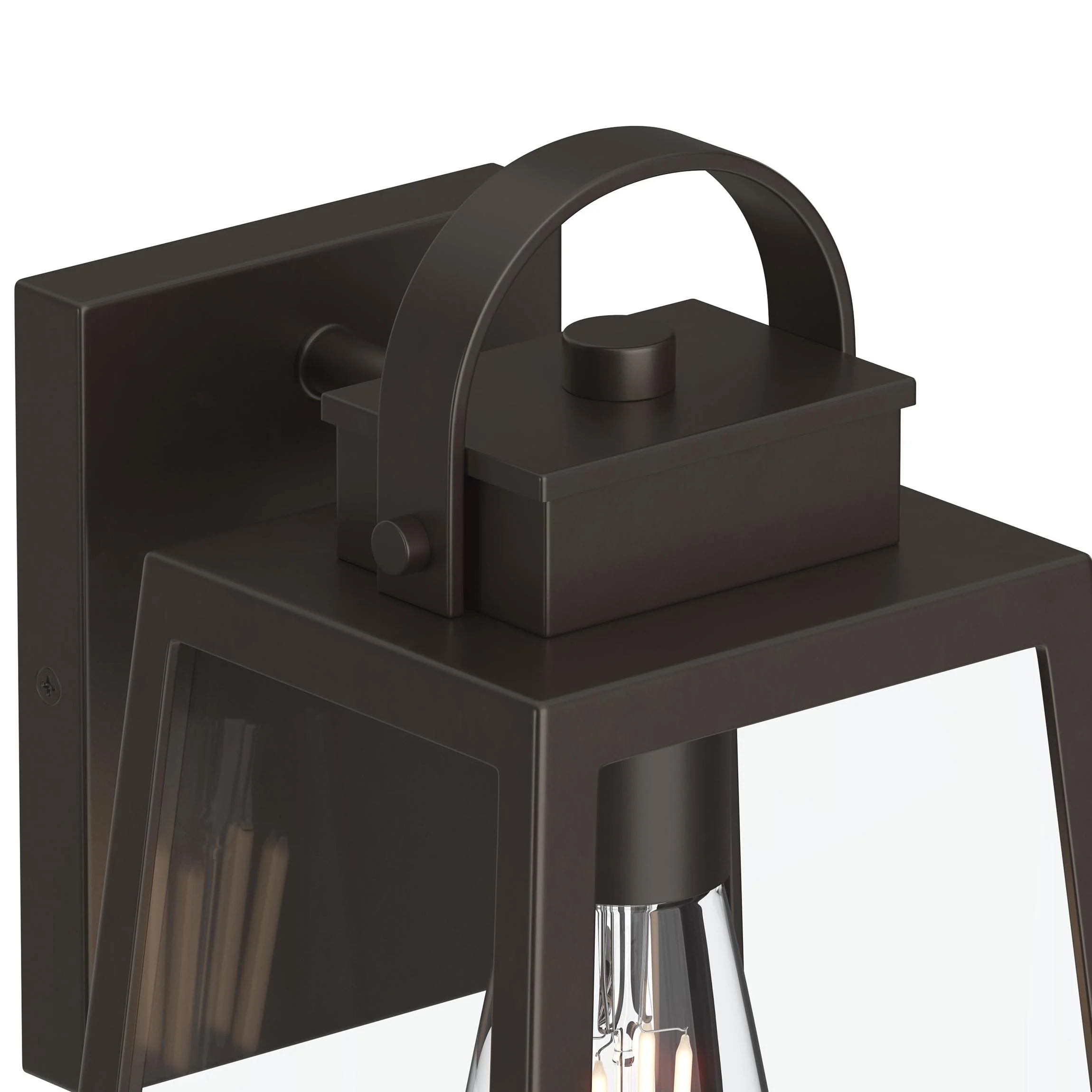 Hedry Medium Outdoor Wall Lantern with Clear Glass Panels - Image 15