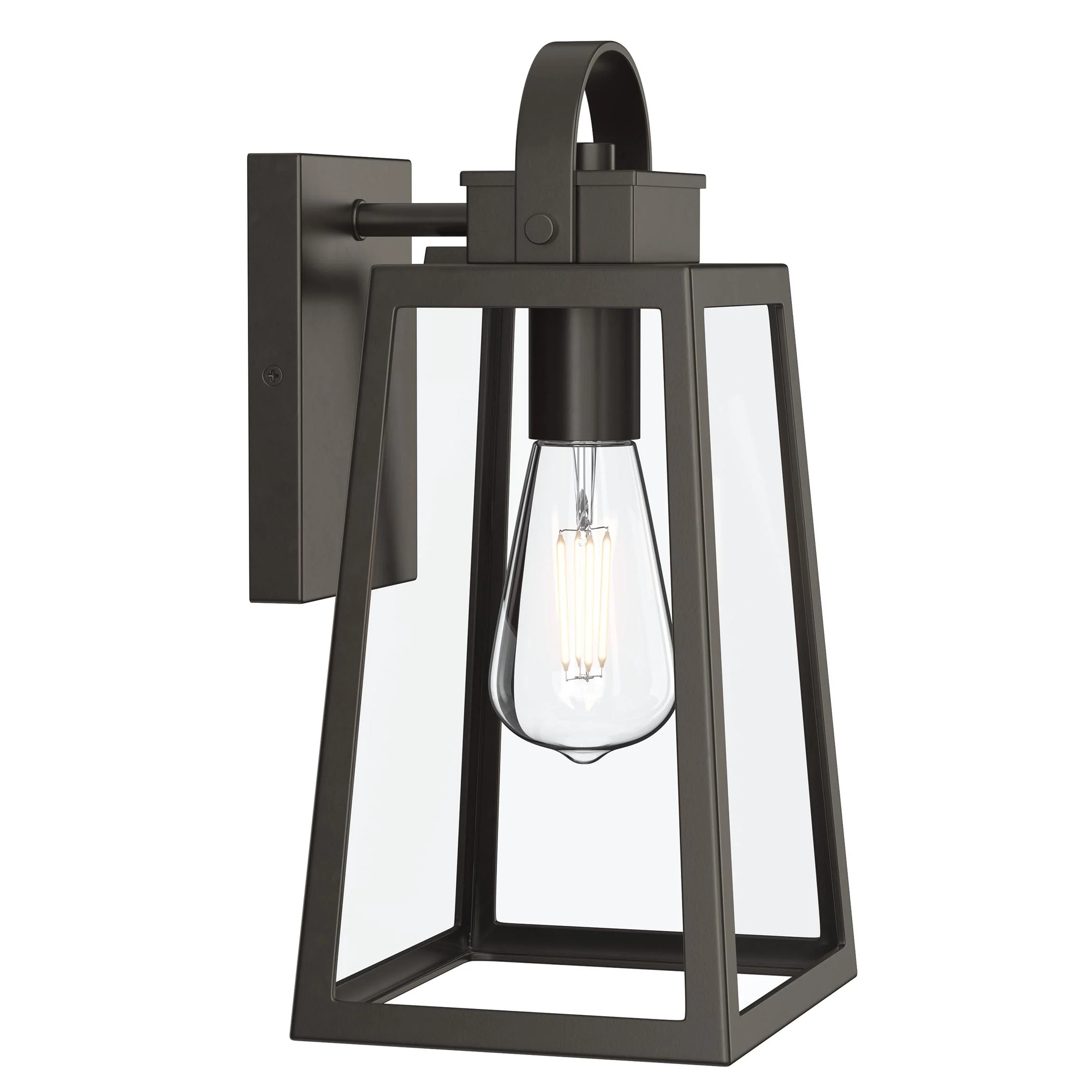 Hedry Medium Outdoor Wall Lantern with Clear Glass Panels - Image 20