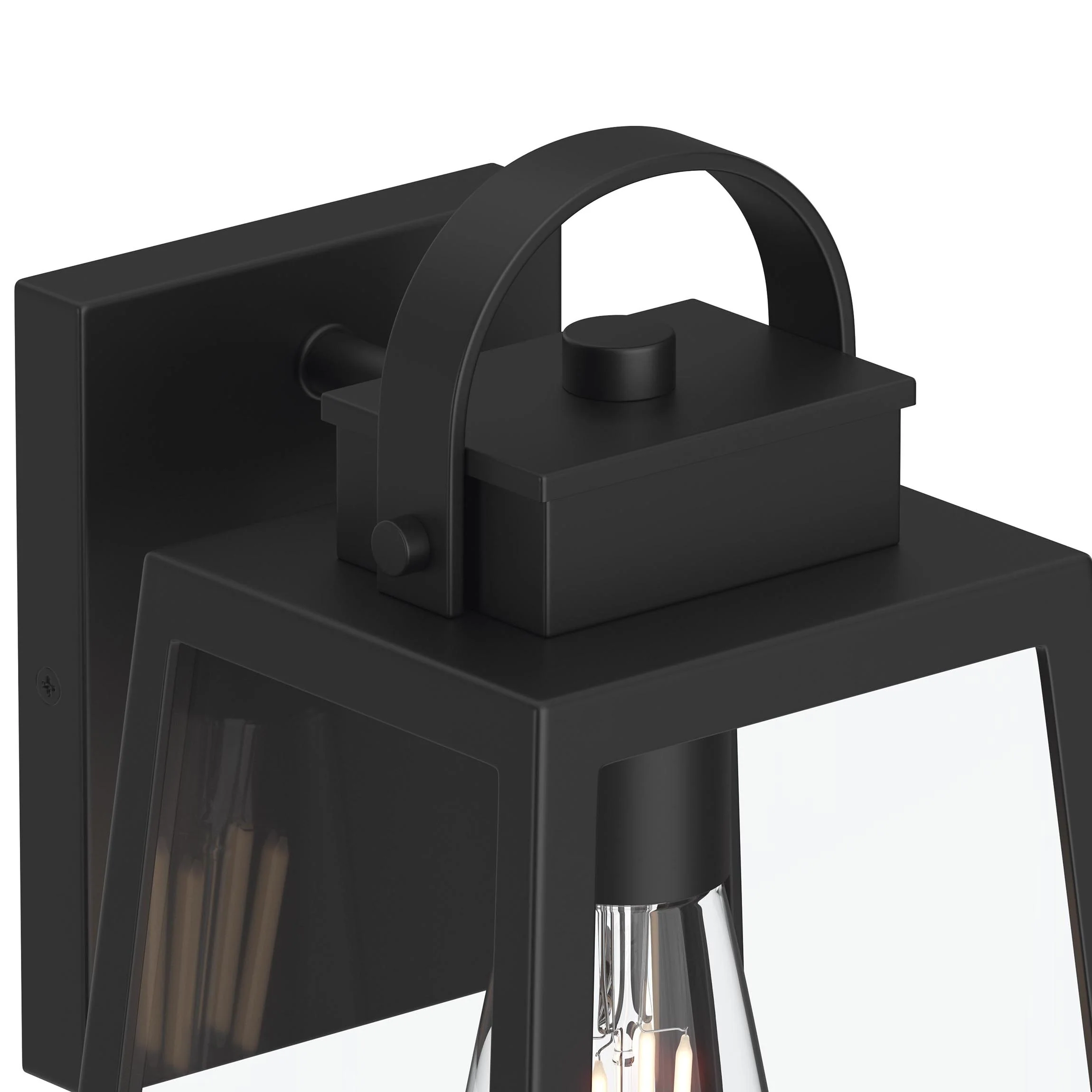 Hedry Medium Outdoor Wall Lantern with Clear Glass Panels - Image 5