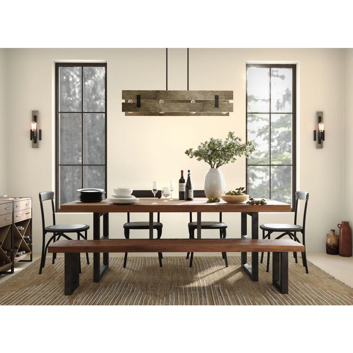 Hemsworth Collection Four-Light Chandelier Light - Image 4