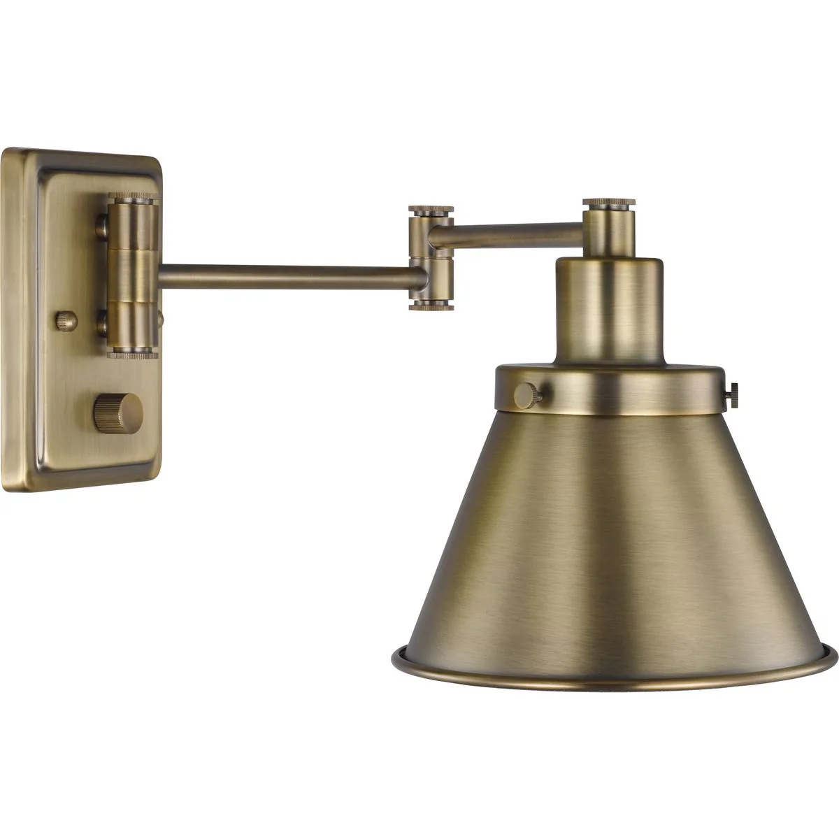 Hinton Collection Swing Arm Wall Light