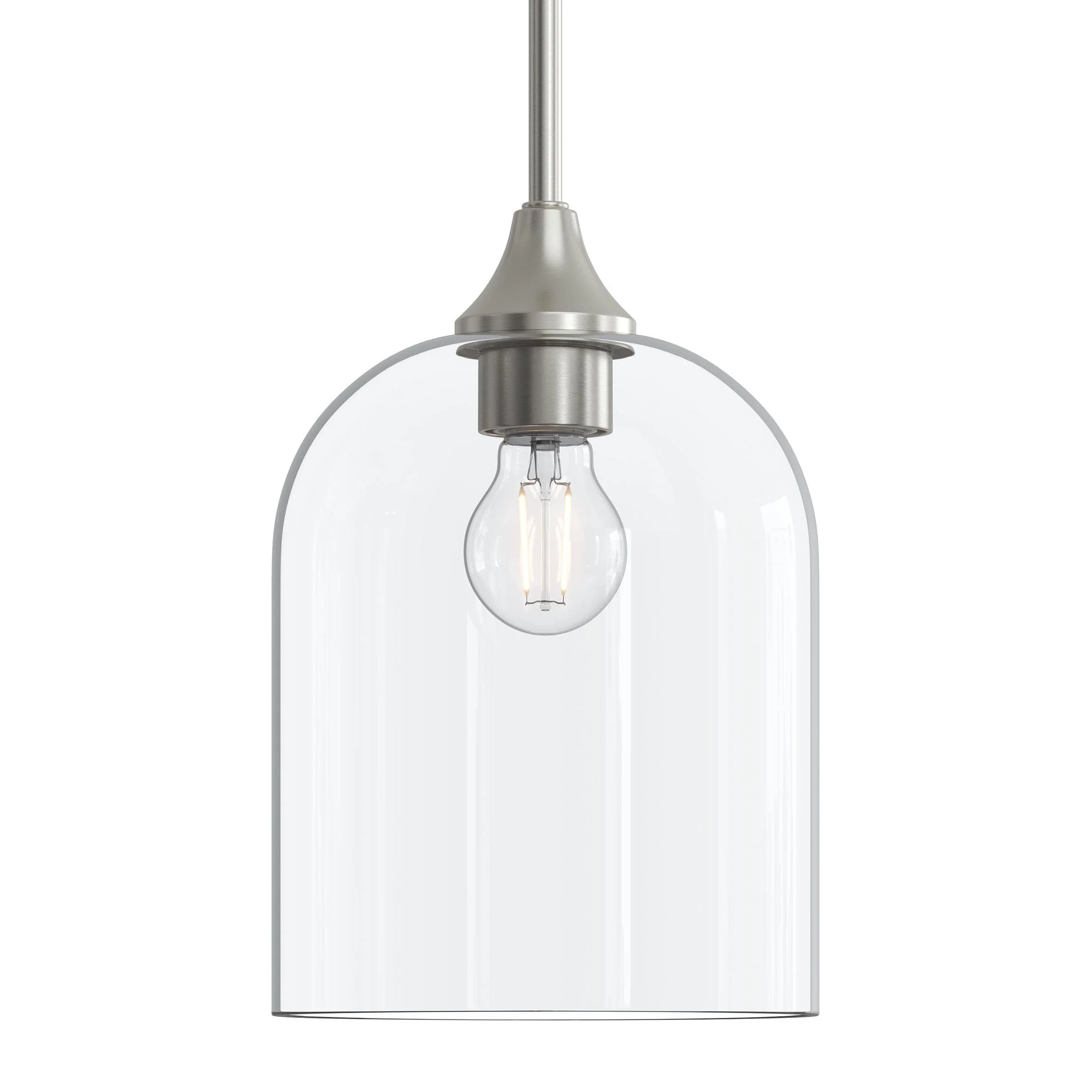 Ilia 1-Light Pendant with Clear Glass Shade - Image 16