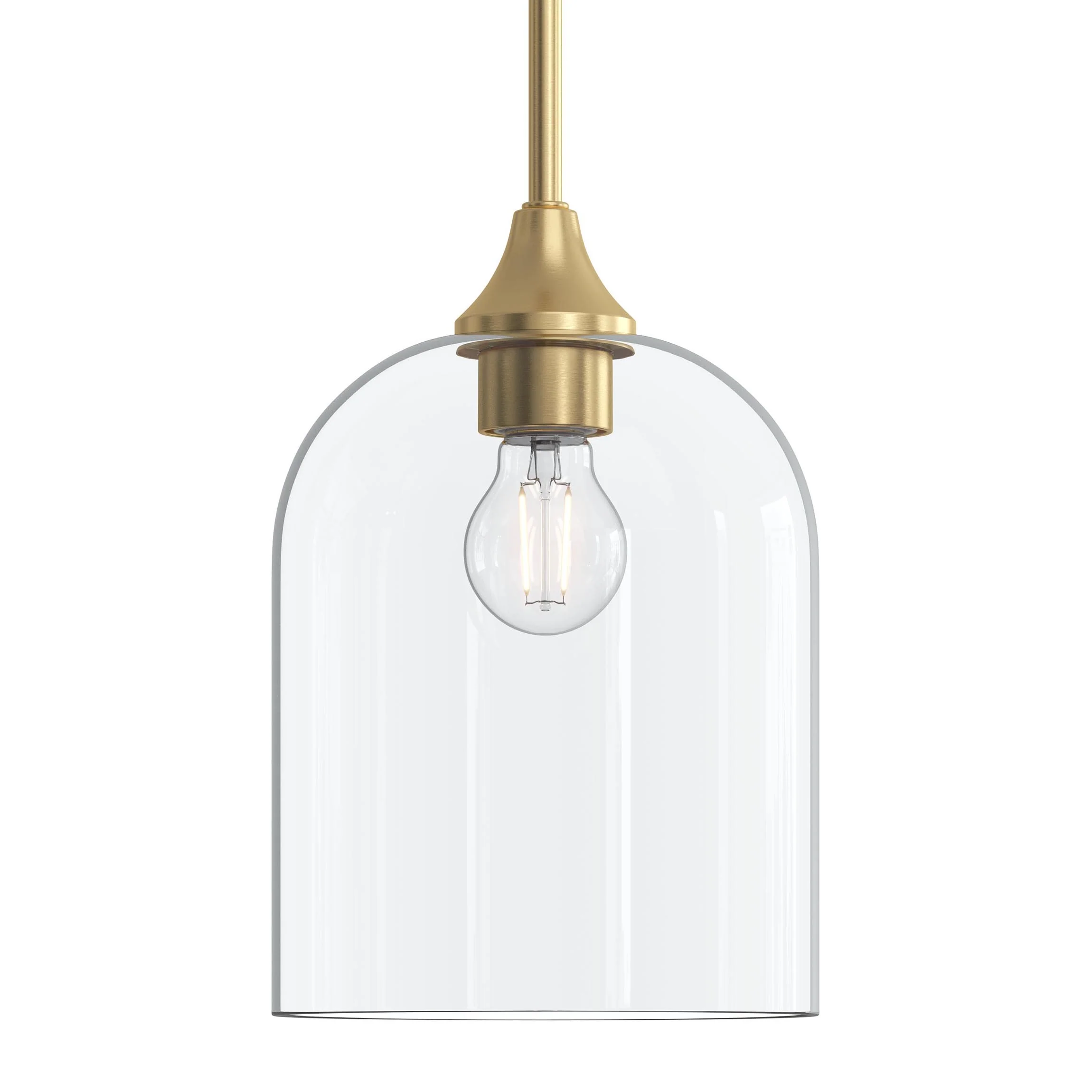 Ilia 1-Light Pendant with Clear Glass Shade - Image 23
