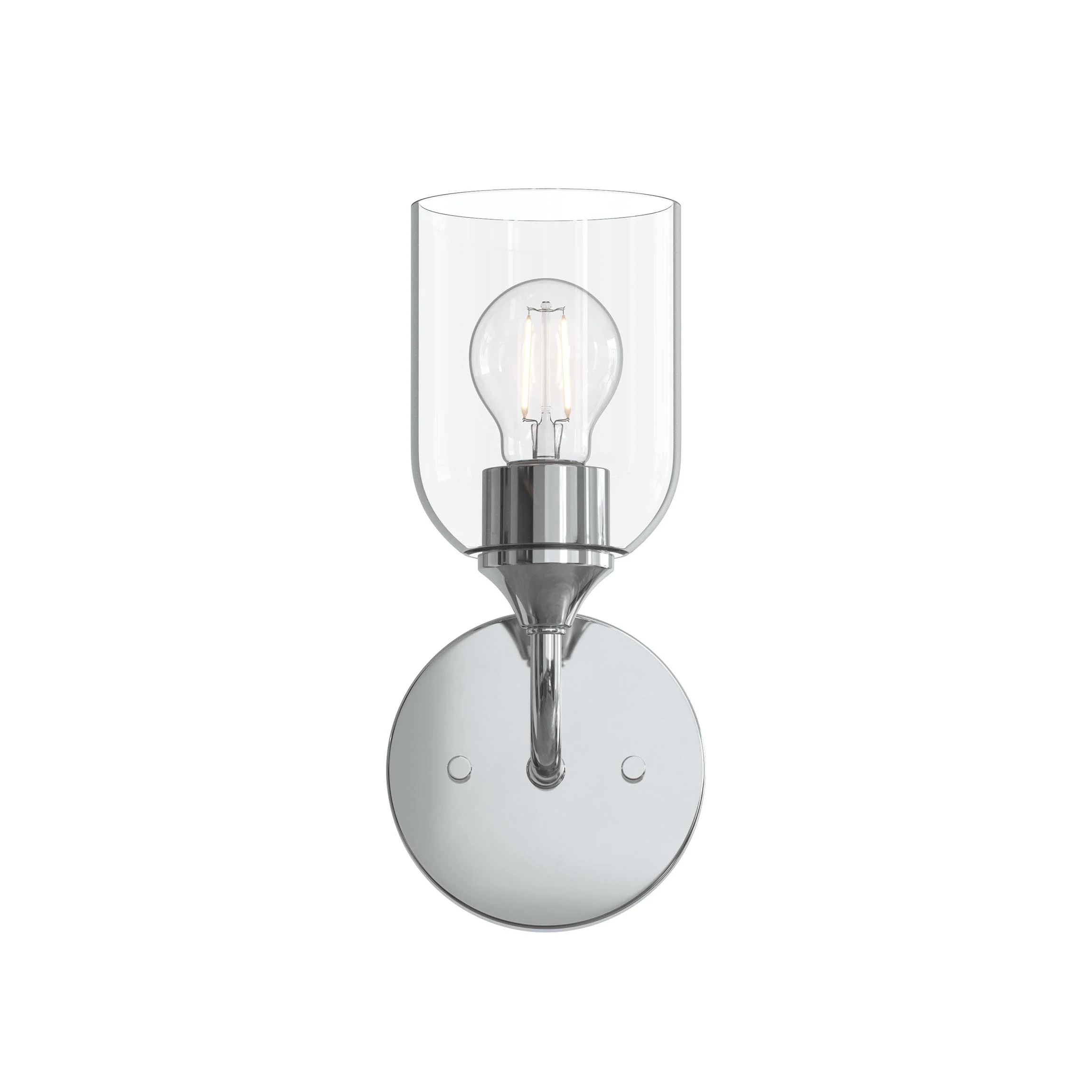 Ilia 1-Light Wall Sconce with Clear Glass Shade - Image 20