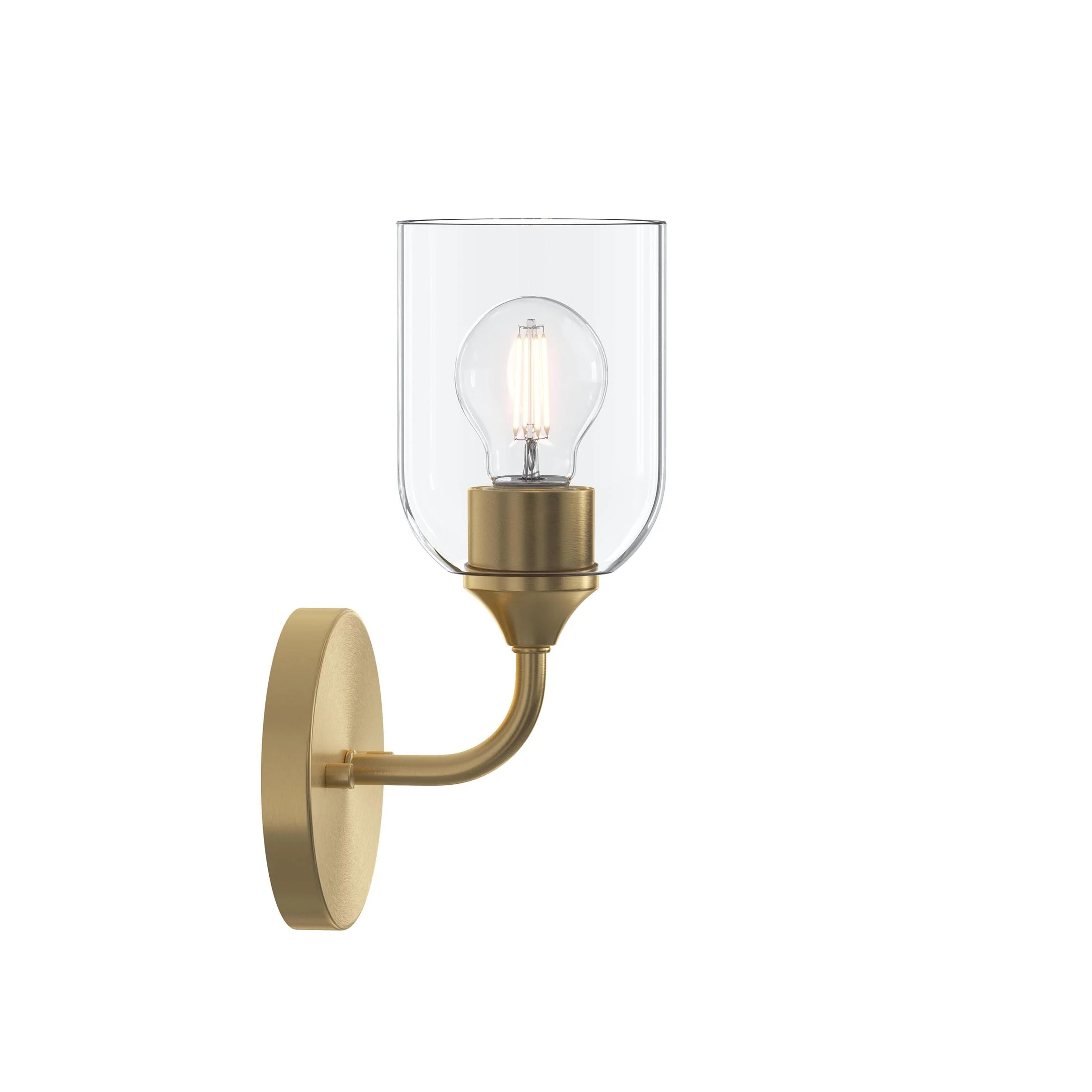 Ilia 1-Light Wall Sconce with Clear Glass Shade - Image 32