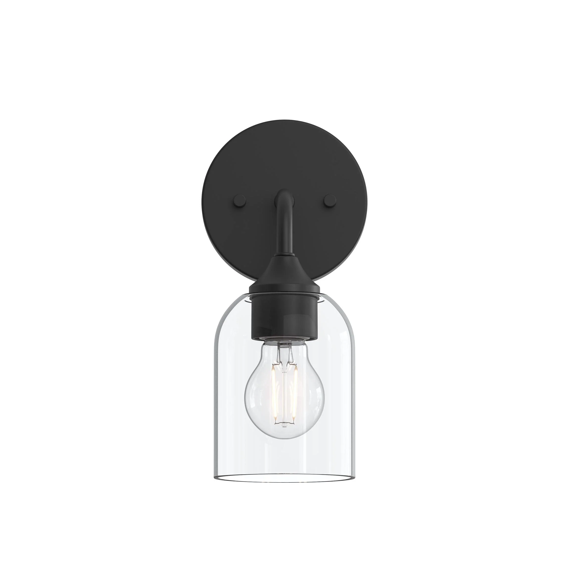 Ilia 1-Light Wall Sconce with Clear Glass Shade - Image 41