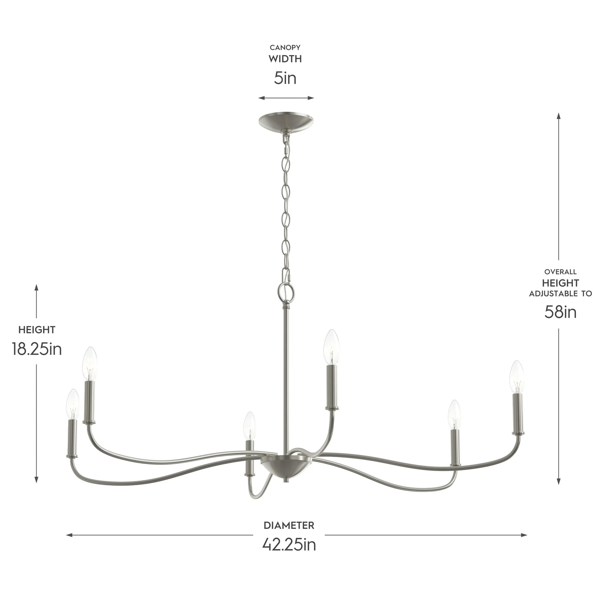 Ilia 6-Light Extra Large Chandelier - Image 20