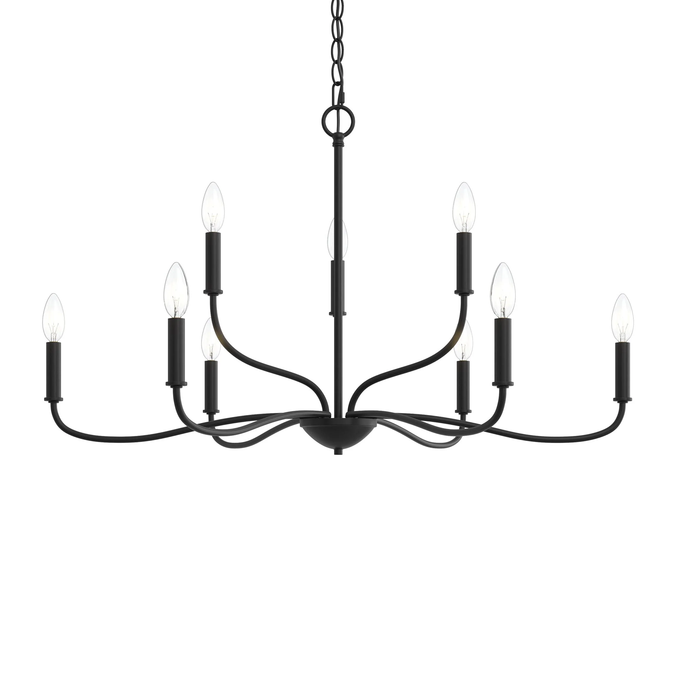 Ilia 9-Light Two-Tier Chandelier - Image 14