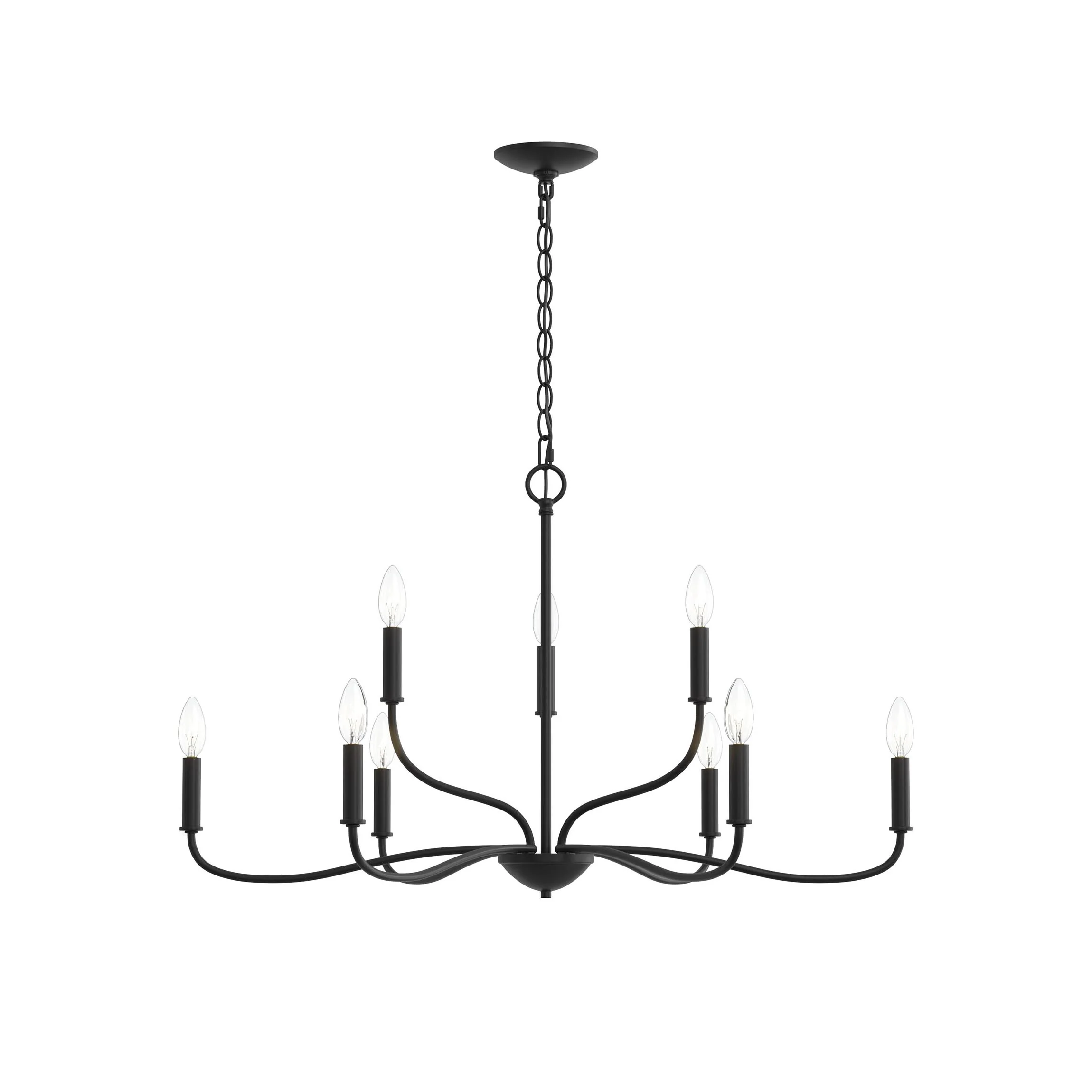 Ilia 9-Light Two-Tier Chandelier - Image 16