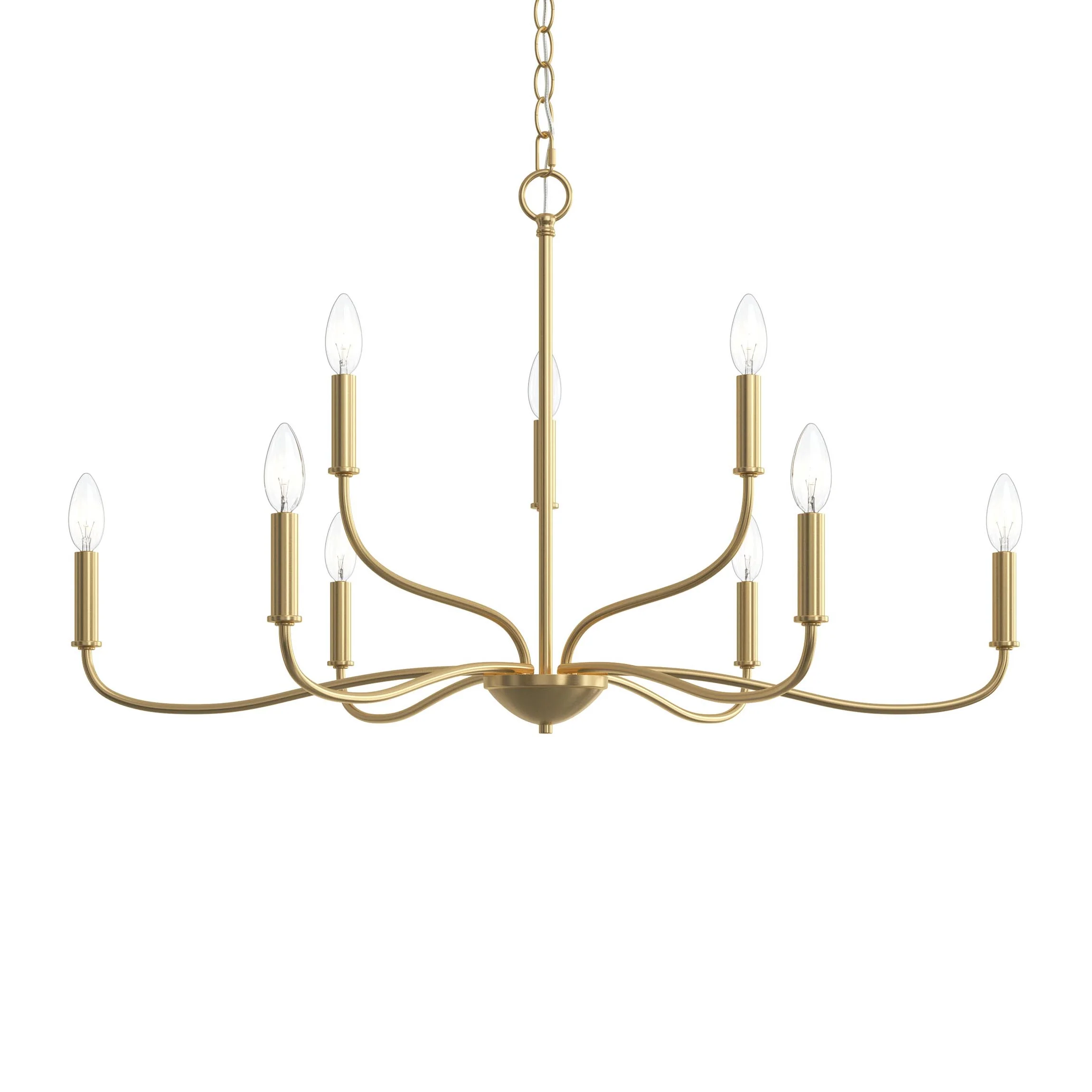 Ilia 9-Light Two-Tier Chandelier - Image 22