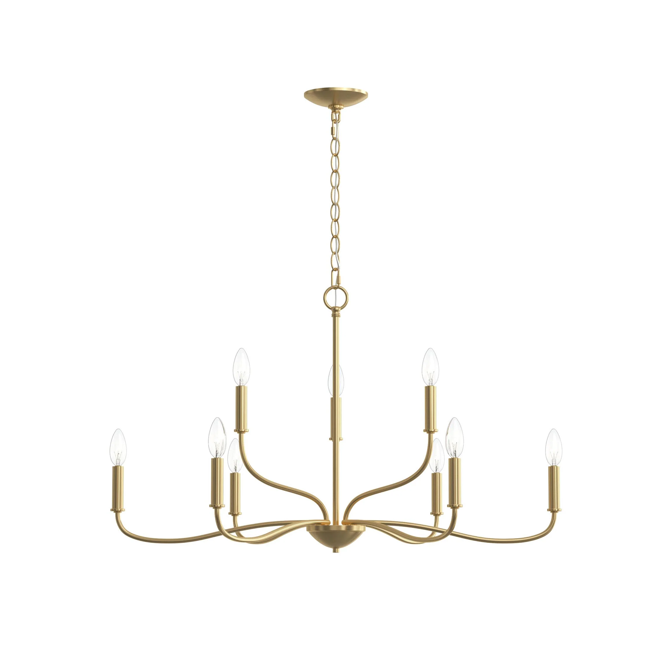 Ilia 9-Light Two-Tier Chandelier - Image 24