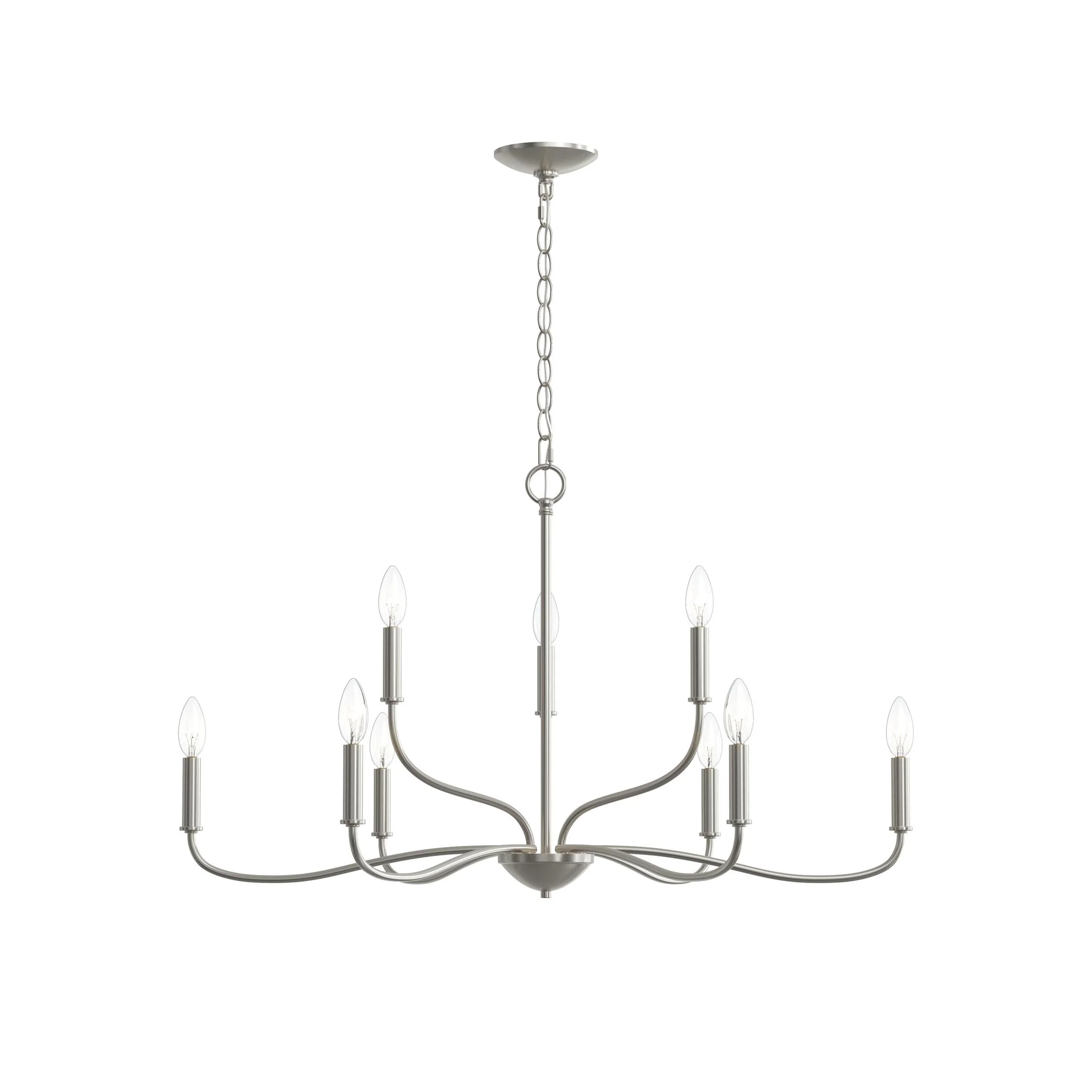 Ilia 9-Light Two-Tier Chandelier - Image 8
