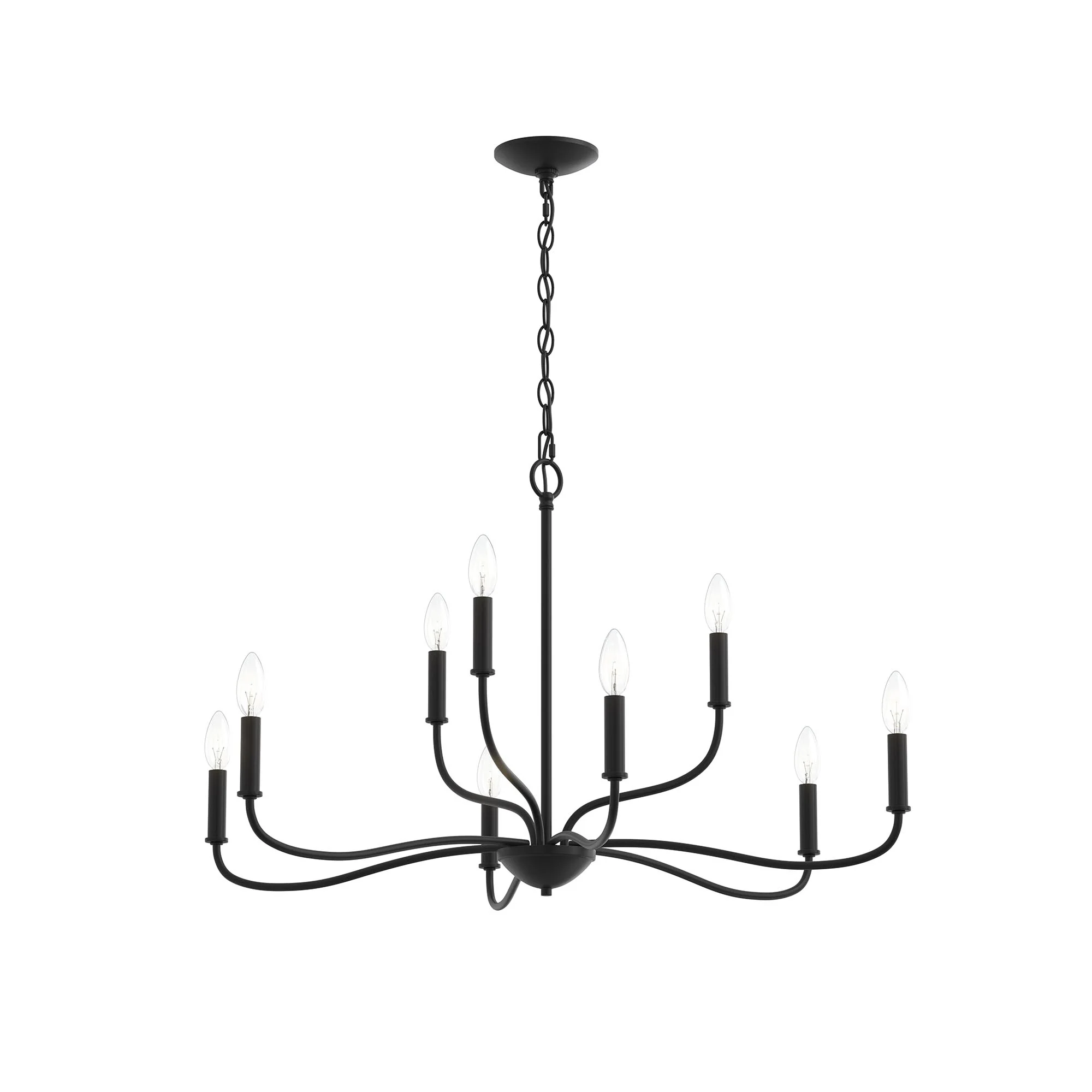 Ilia 9-Light Two-Tier Chandelier - Image 9