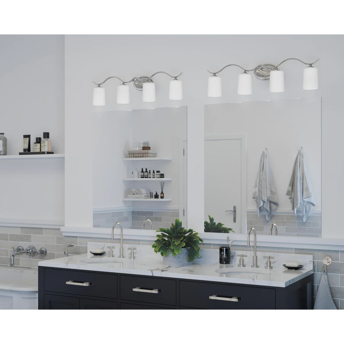 Inspire Collection Four-Light Bath Vanity - Image 6