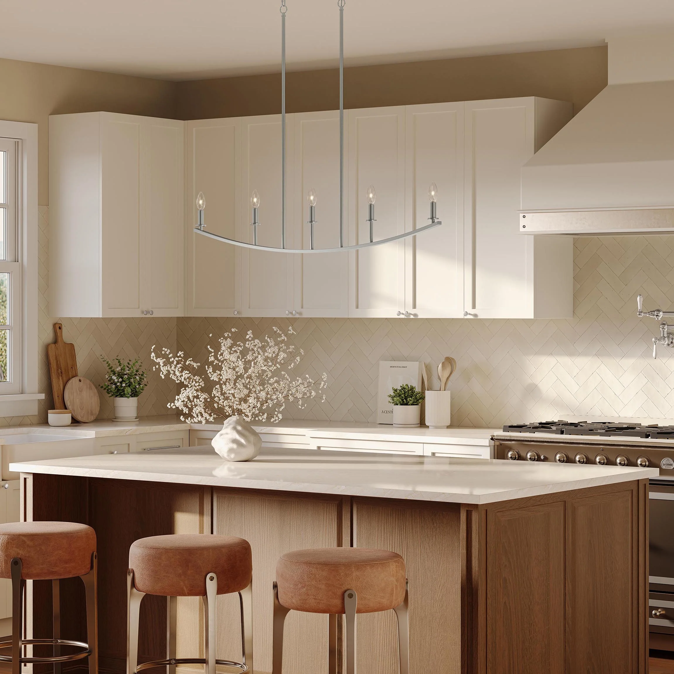 Jheni Five-Light Linear Chandelier - Image 11