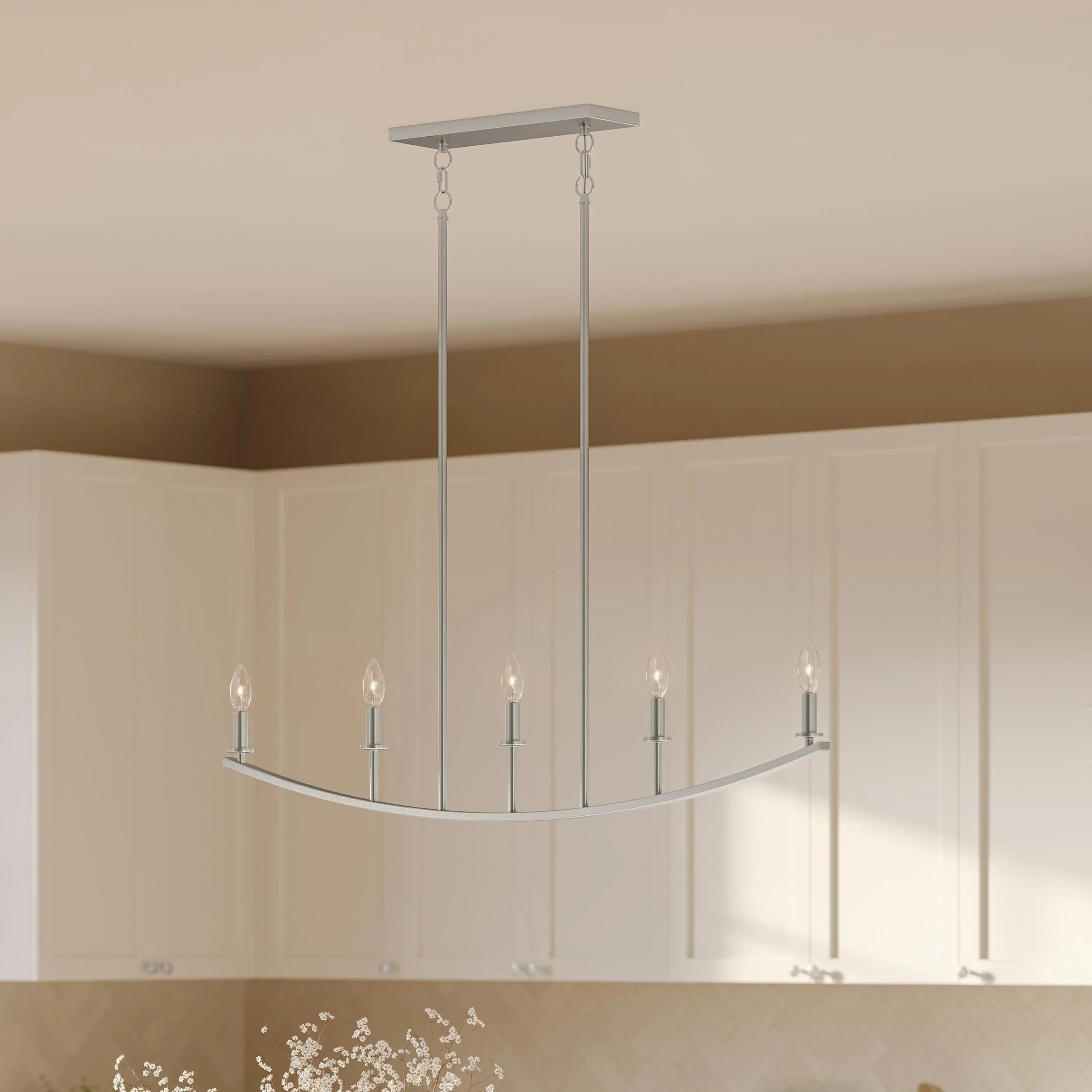 Jheni Five-Light Linear Chandelier - Image 12