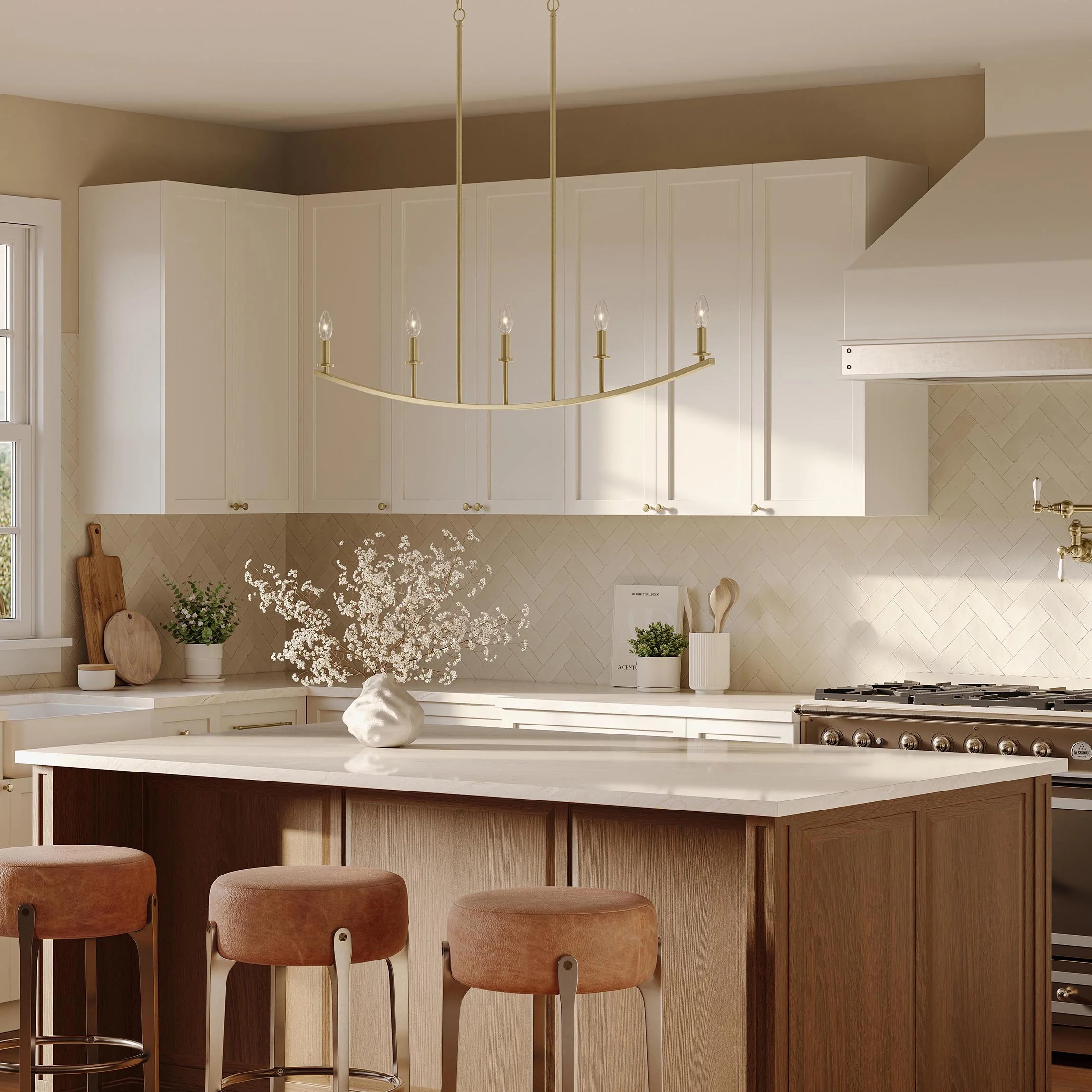 Jheni Five-Light Linear Chandelier - Image 20