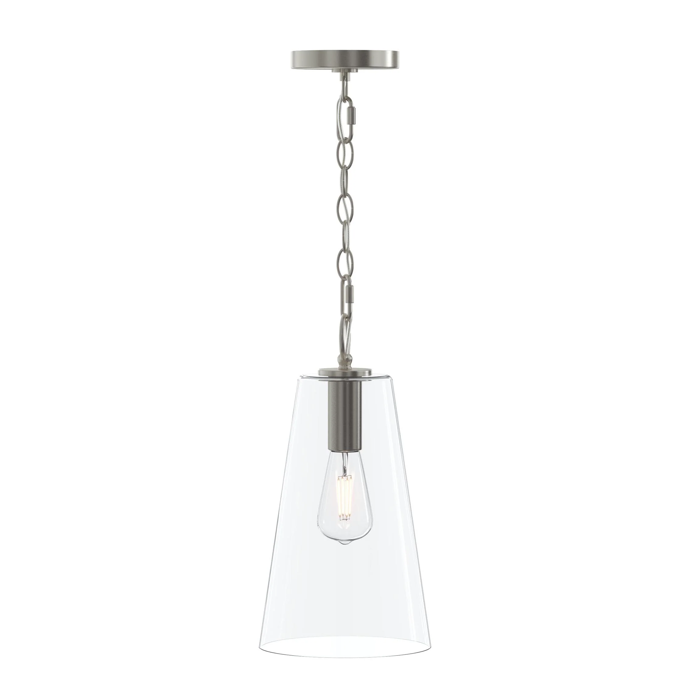 Jheni One-Light  Pendant with Clear Glass Shade - Image 16