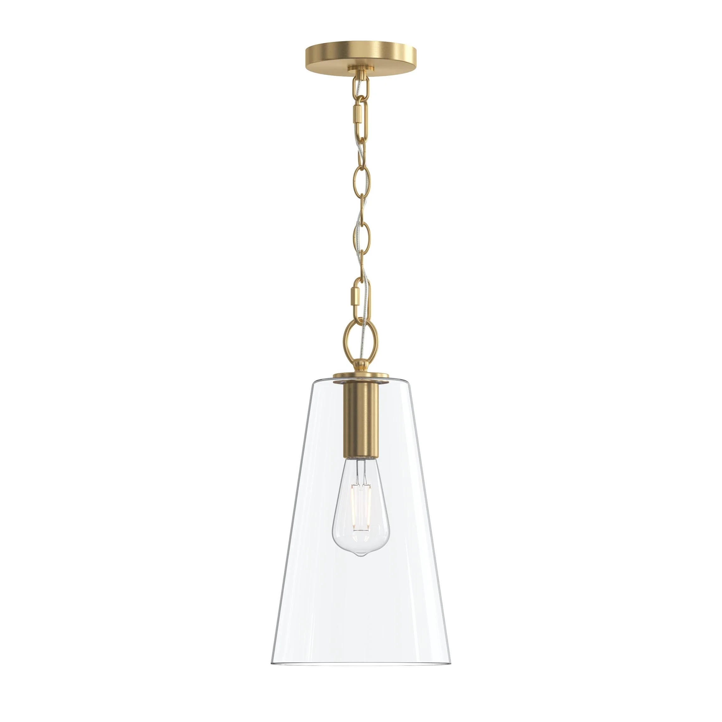 Jheni One-Light  Pendant with Clear Glass Shade - Image 22