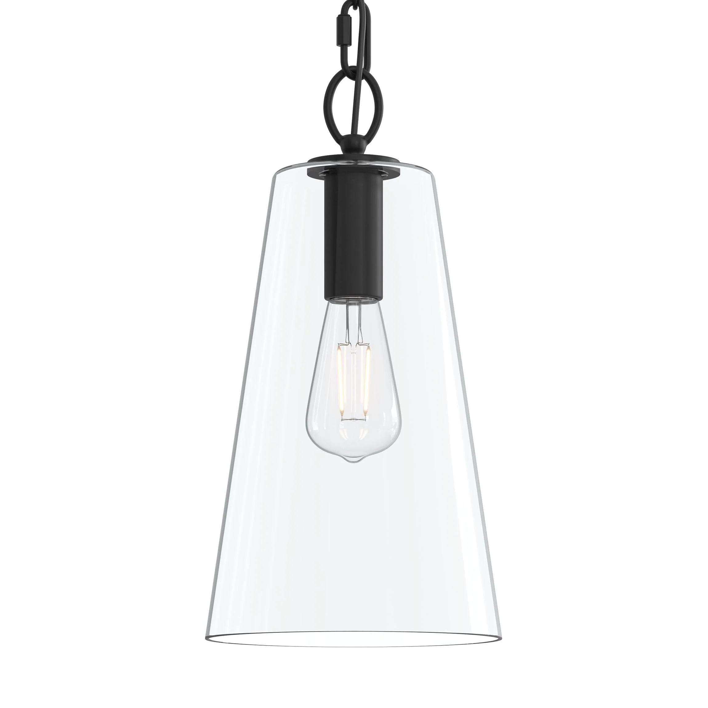 Jheni One-Light  Pendant with Clear Glass Shade - Image 5