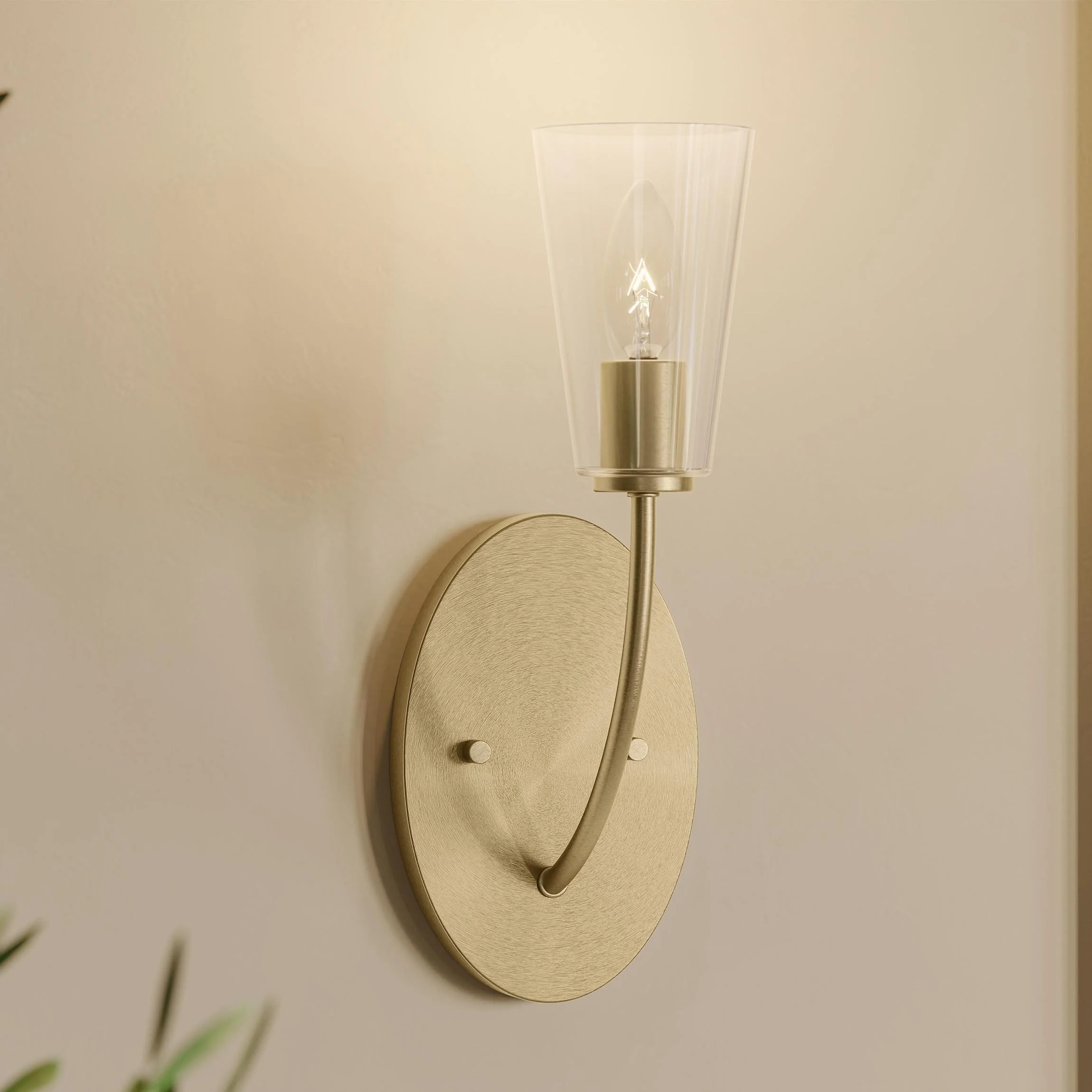 Jheni One-Light Wall Sconce with Clear Glass Shades - Image 23