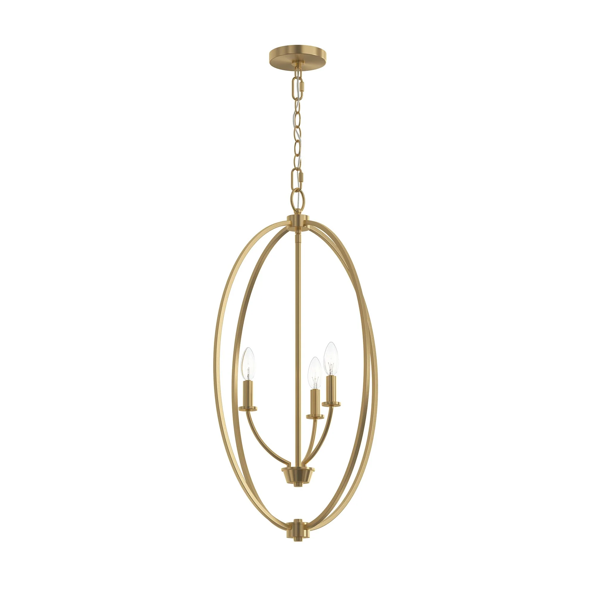 Jheni Three-Light Foyer Pendant - Image 10