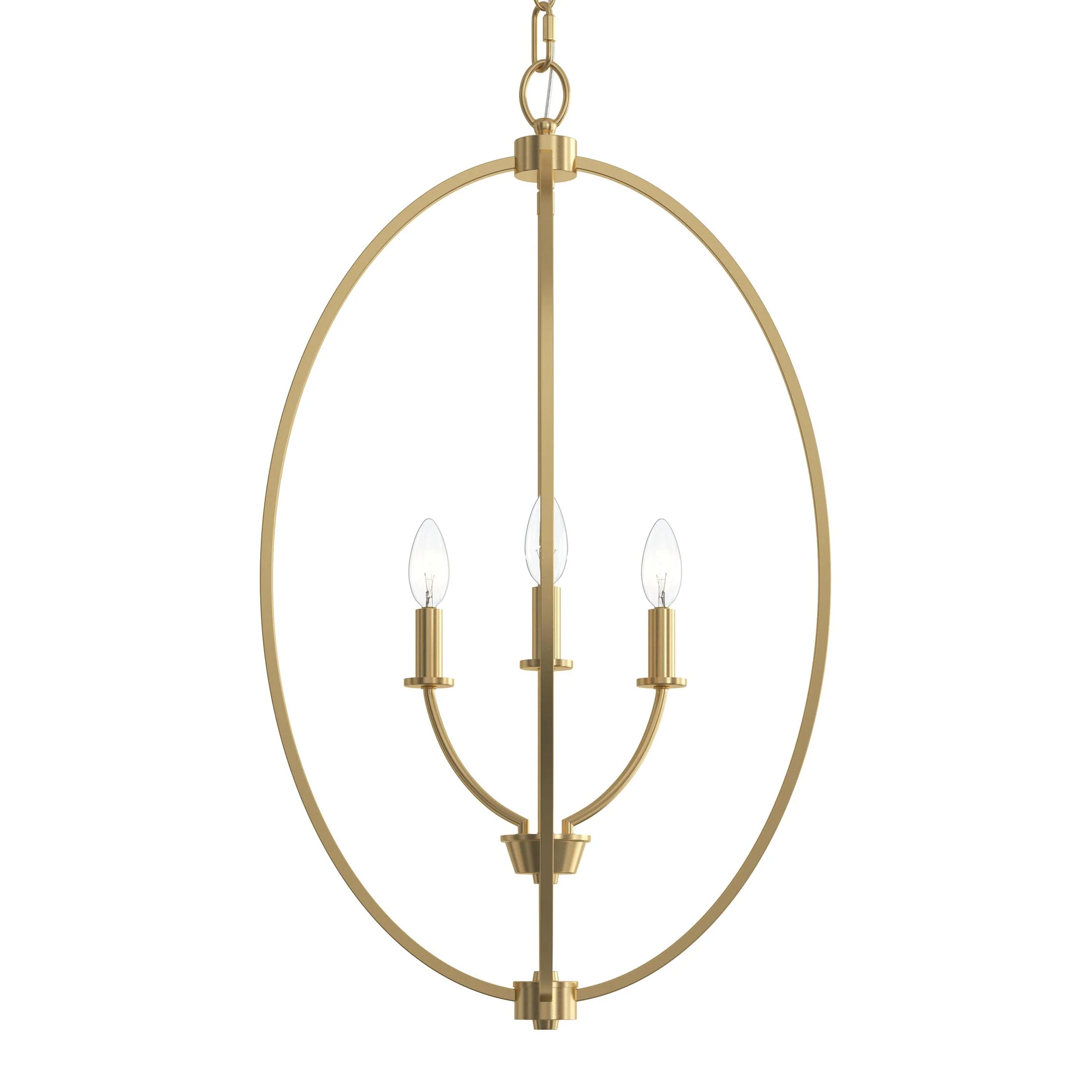 Jheni Three-Light Foyer Pendant - Image 16