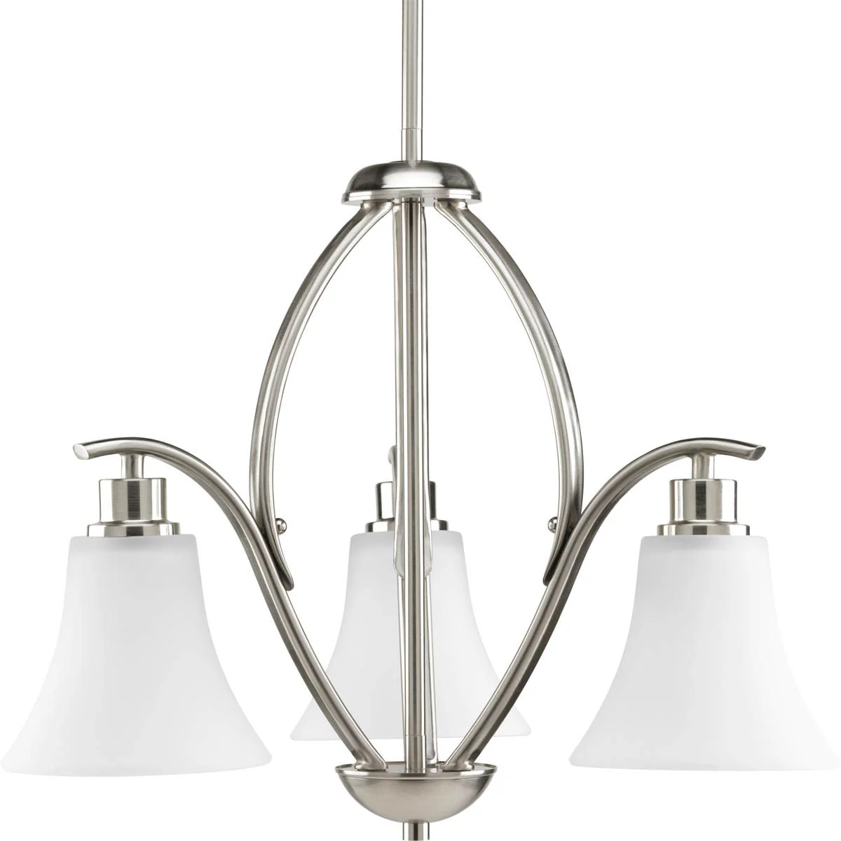 Joy Collection Three-Light Etched Glass Chandelier Light