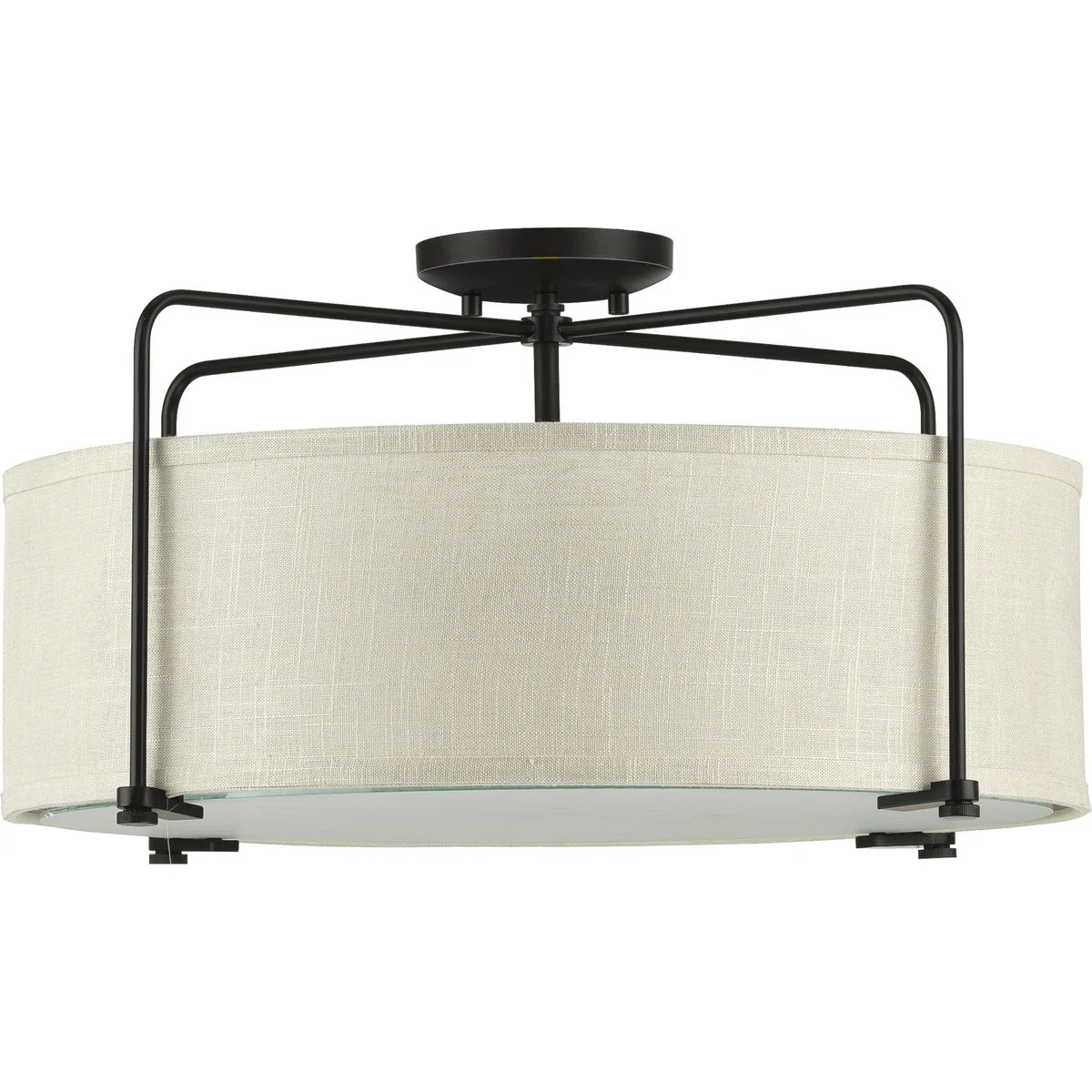 Kempsey Collection Three-Light Semi-Flush Convertible - Image 2