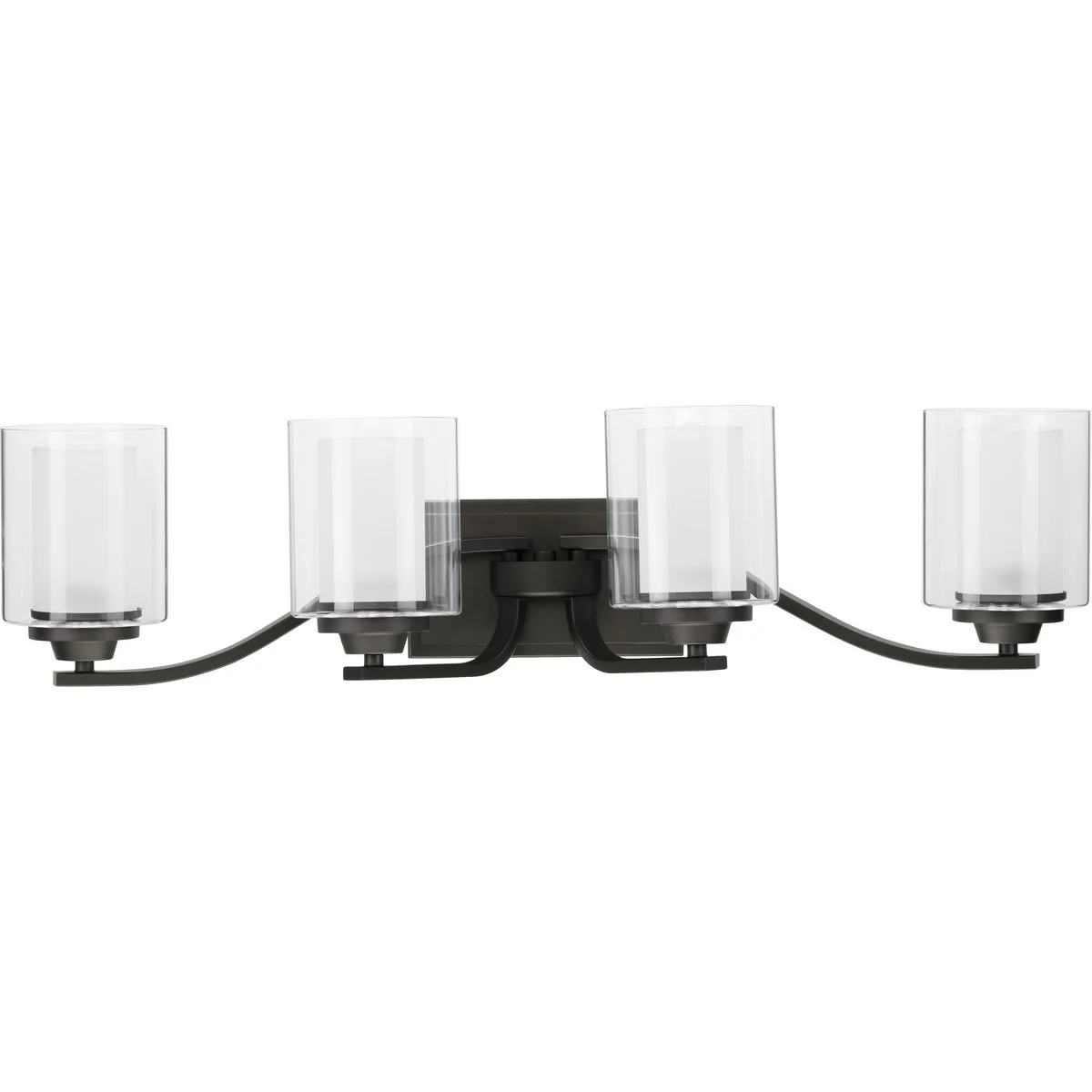 Kene Collection Four-Light Clear Glass Bath Vanity Light - Image 2