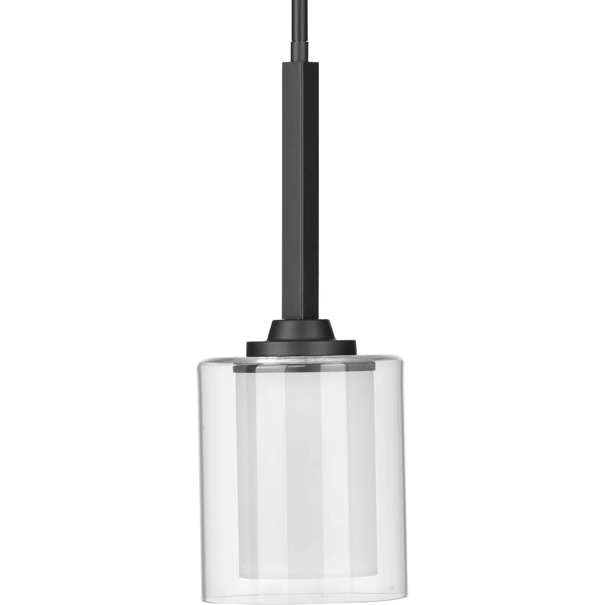 Kene Collection One-Light Clear Glass Pendant Light