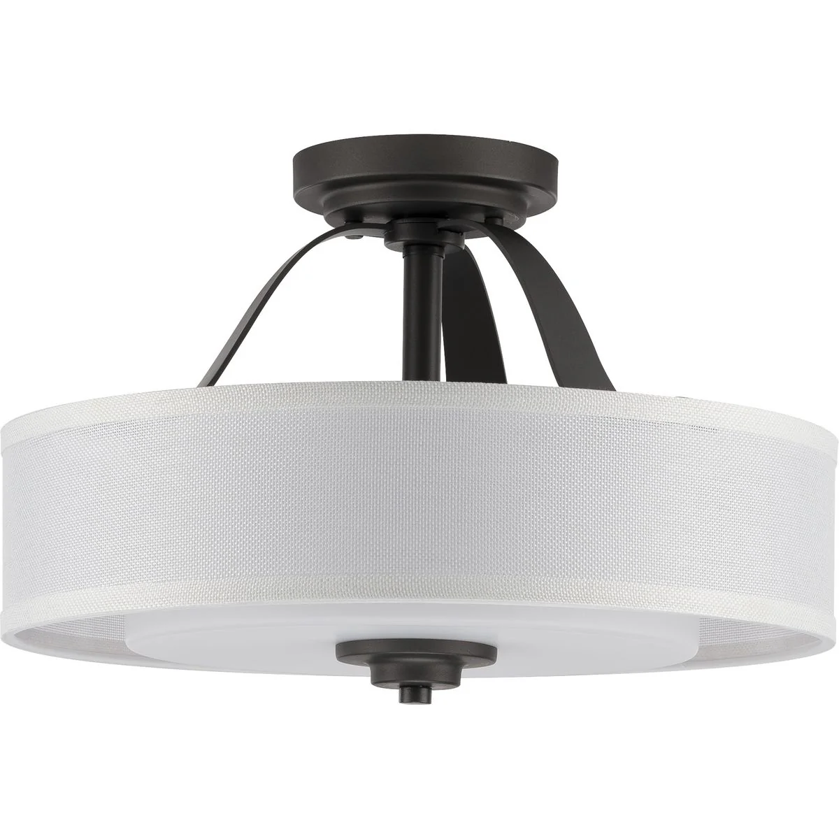 Kene Collection Two-Light Semi-Flush Convertible - Image 2