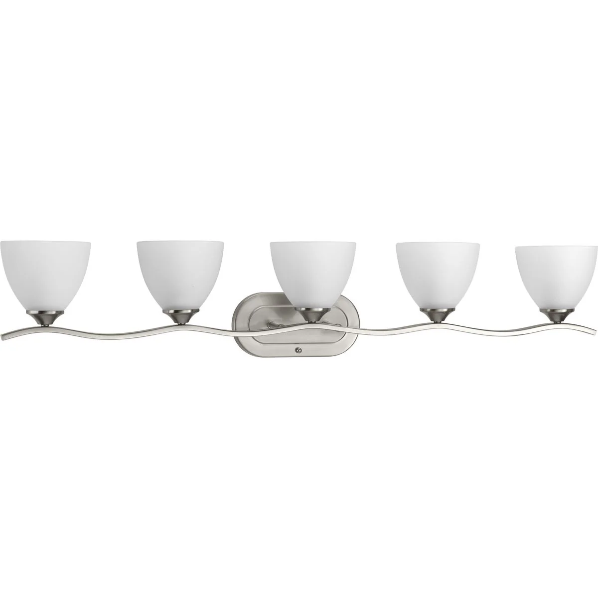 Laird Collection Five-Light Etched Glass Bath Vanity Light