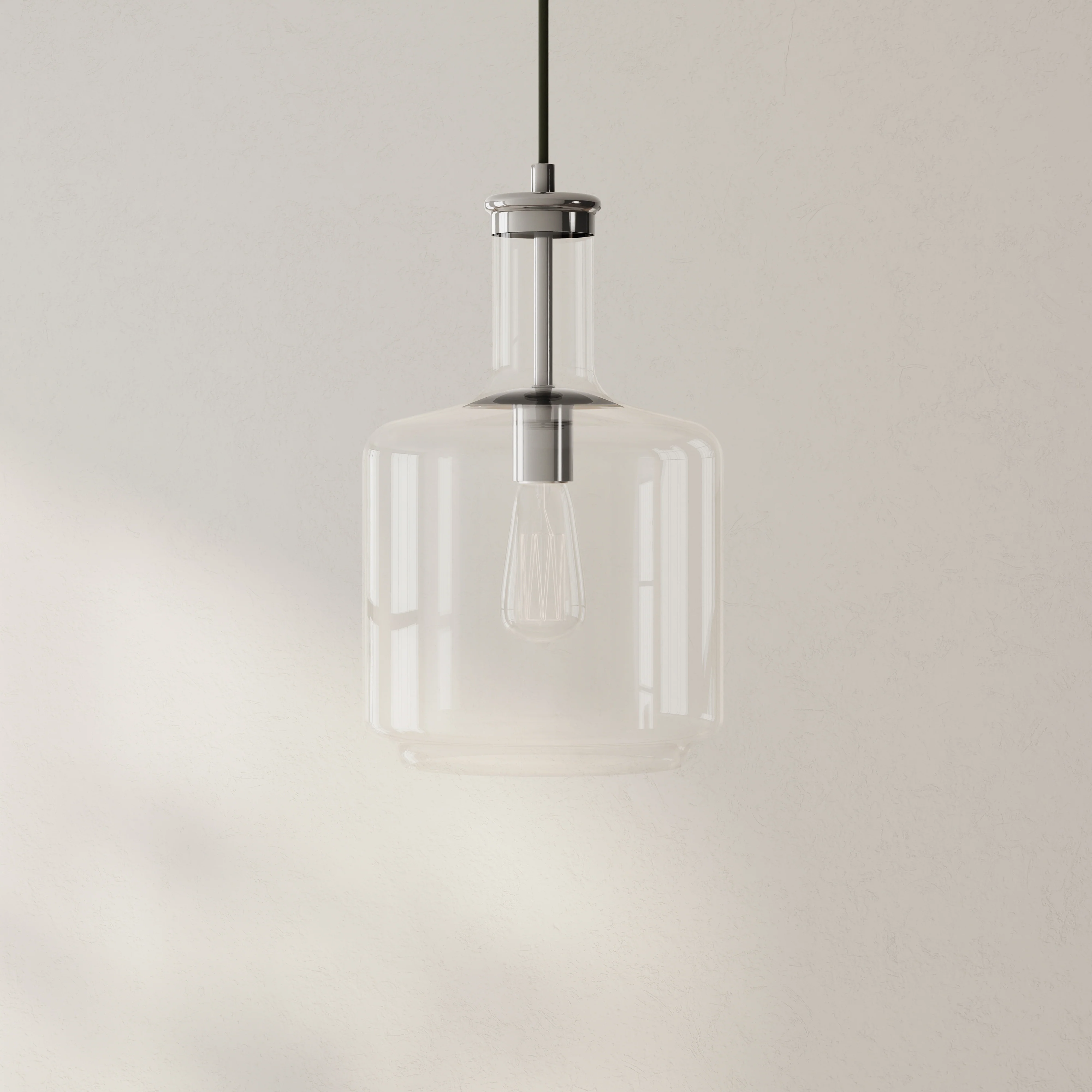 Latrobe Collection One-Light Clear Glass Pendant Light P500230