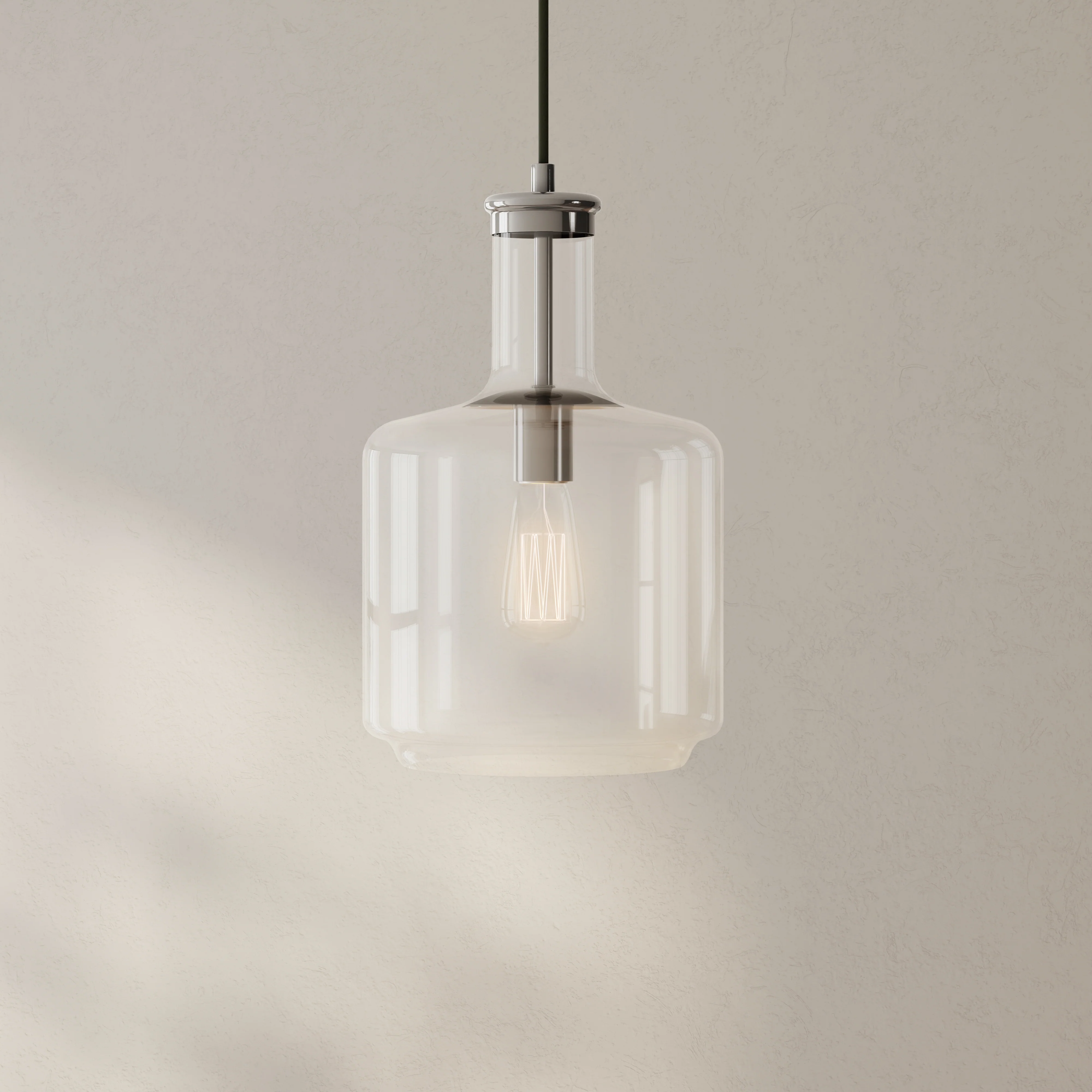 Latrobe Collection One-Light Clear Glass Pendant Light P500230 - Image 2