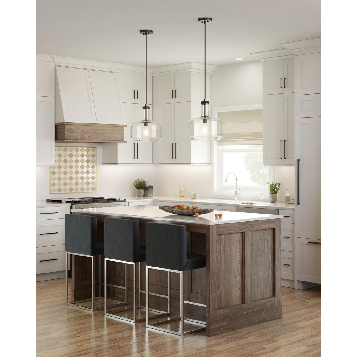 Latrobe Collection One-Light Clear Glass Pendant Light P500231 - Image 3