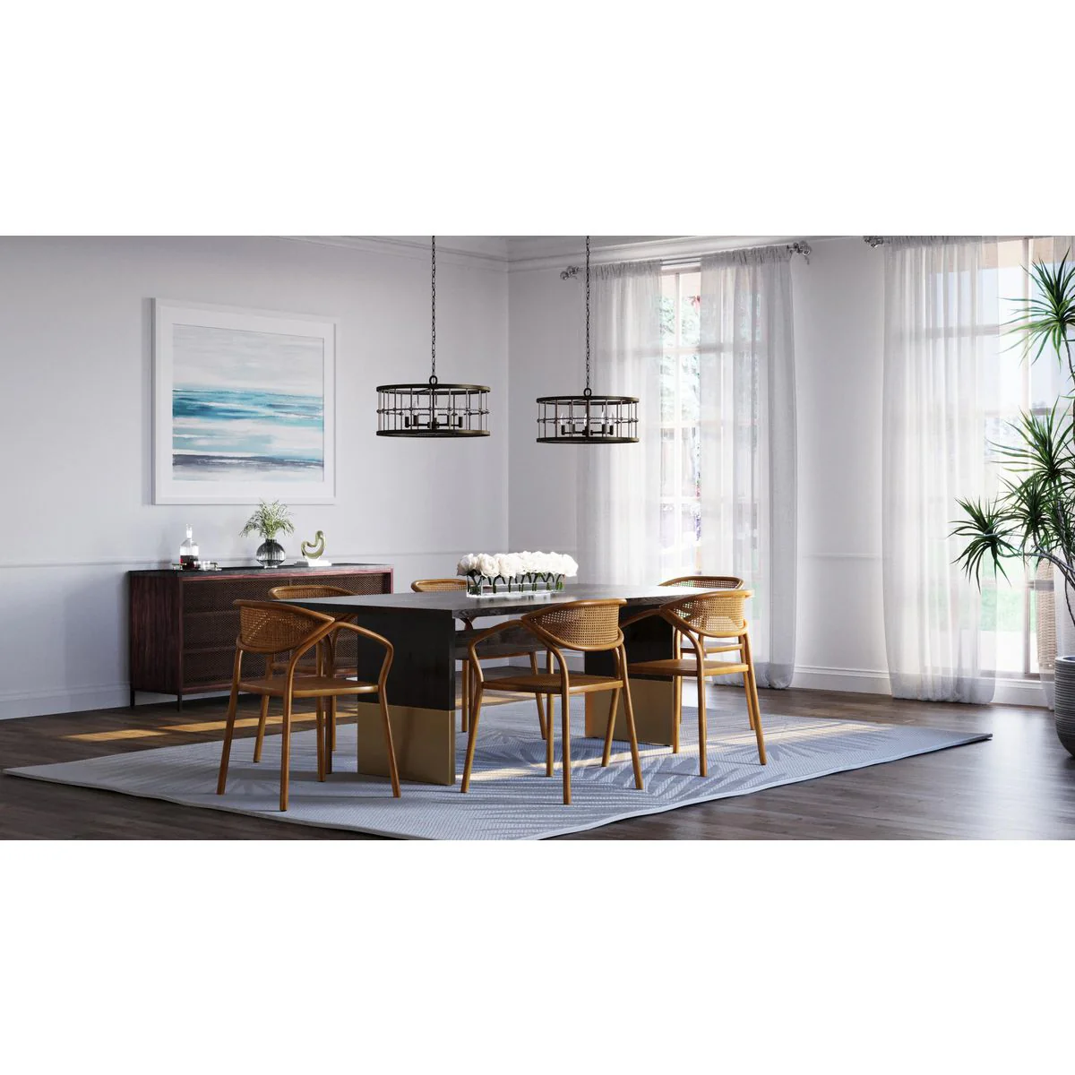 Lattimore Collection Five-Light Chandelier - Image 2