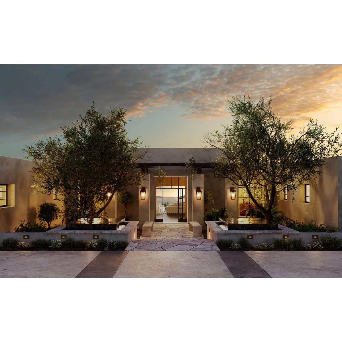 LED Indoor/Outdoor Integrated LED Wall or Step Light with Photocell - Image 3