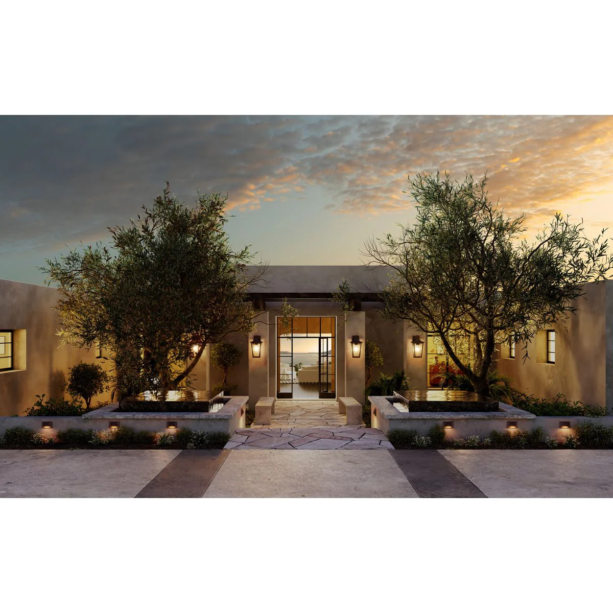 LED Indoor/Outdoor Integrated LED Wall or Step Light with Photocell - Image 3