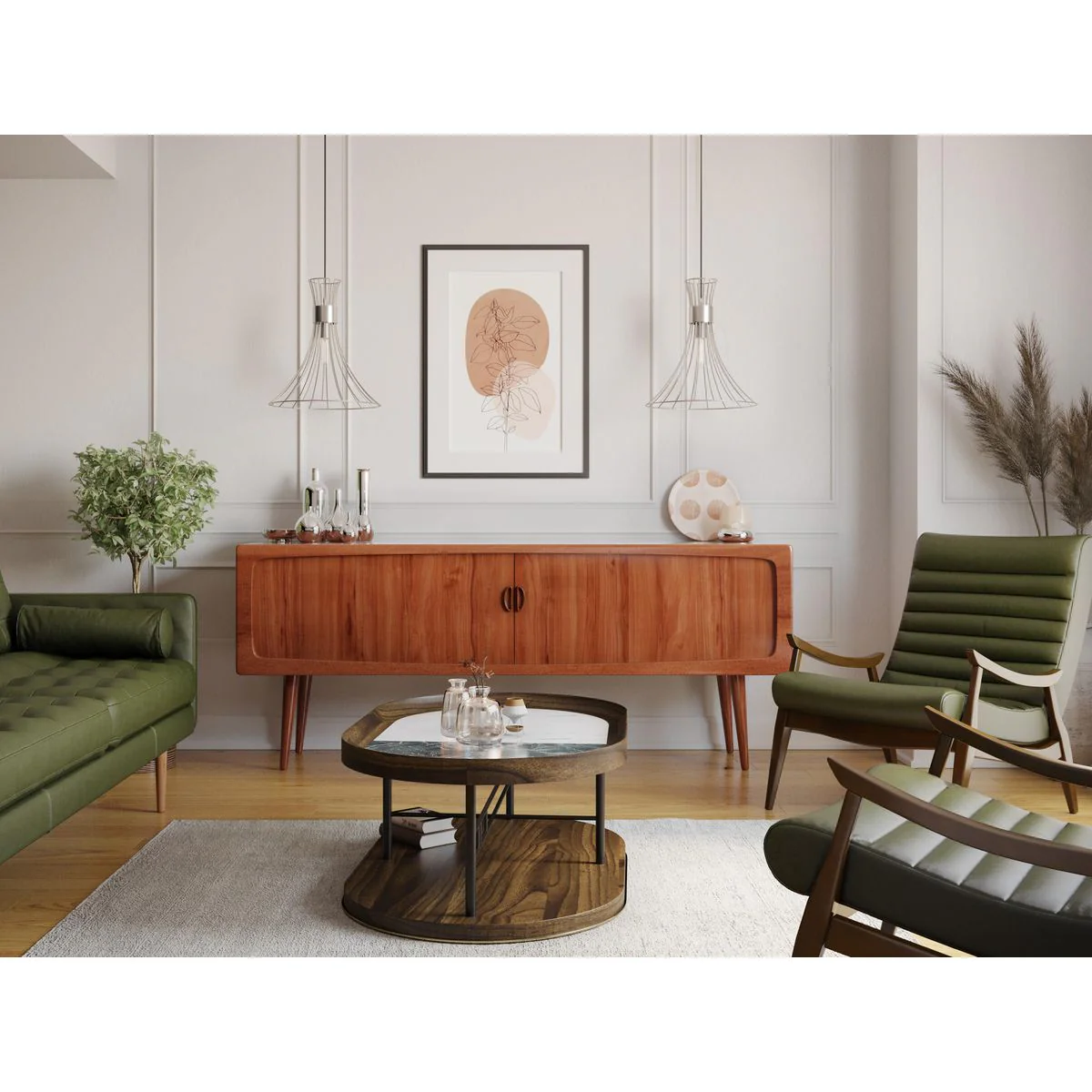 Lorin Collection One-Light Metal Pendant Light - Image 5
