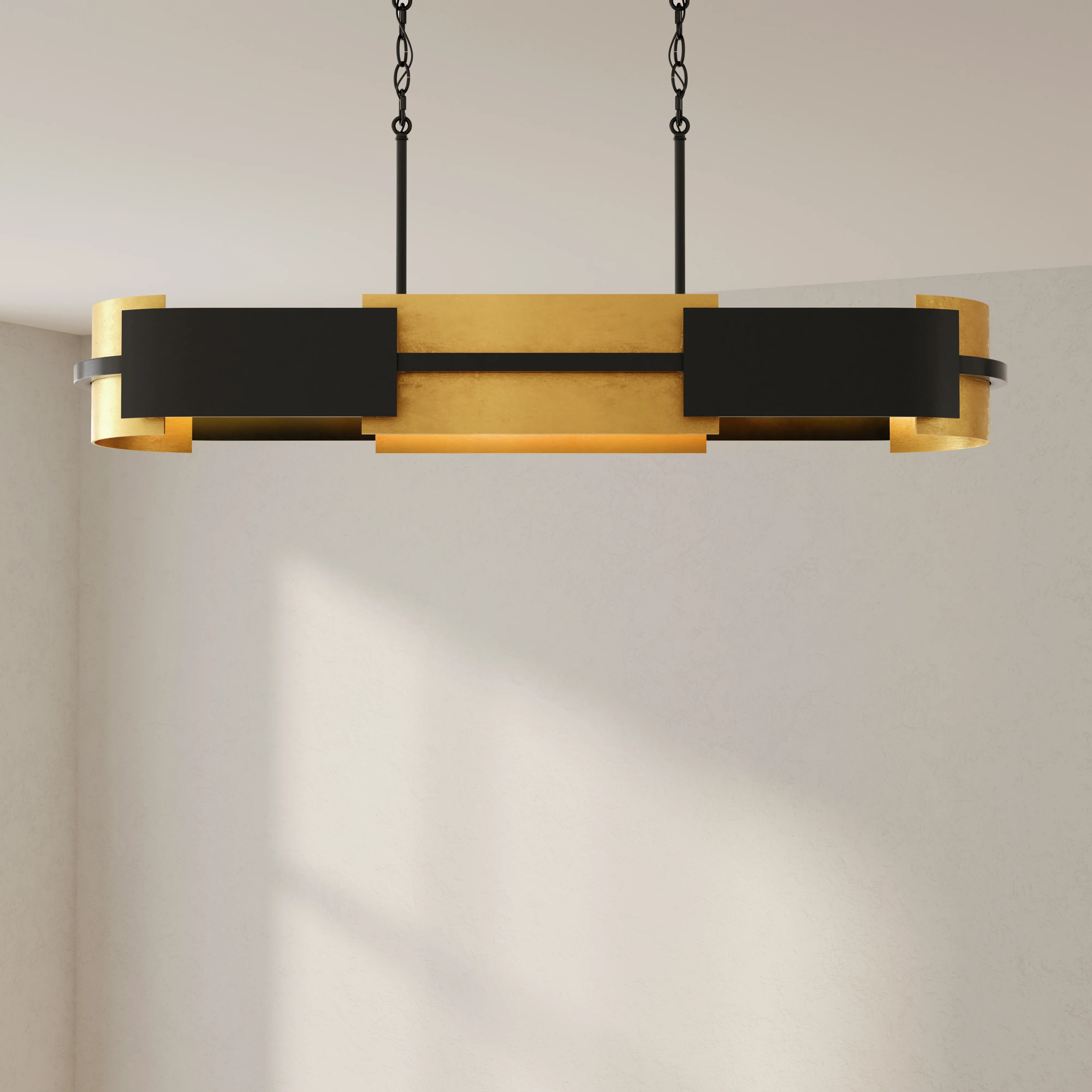 Lowery Collection Four-Light Linear Chandelier - Image 2