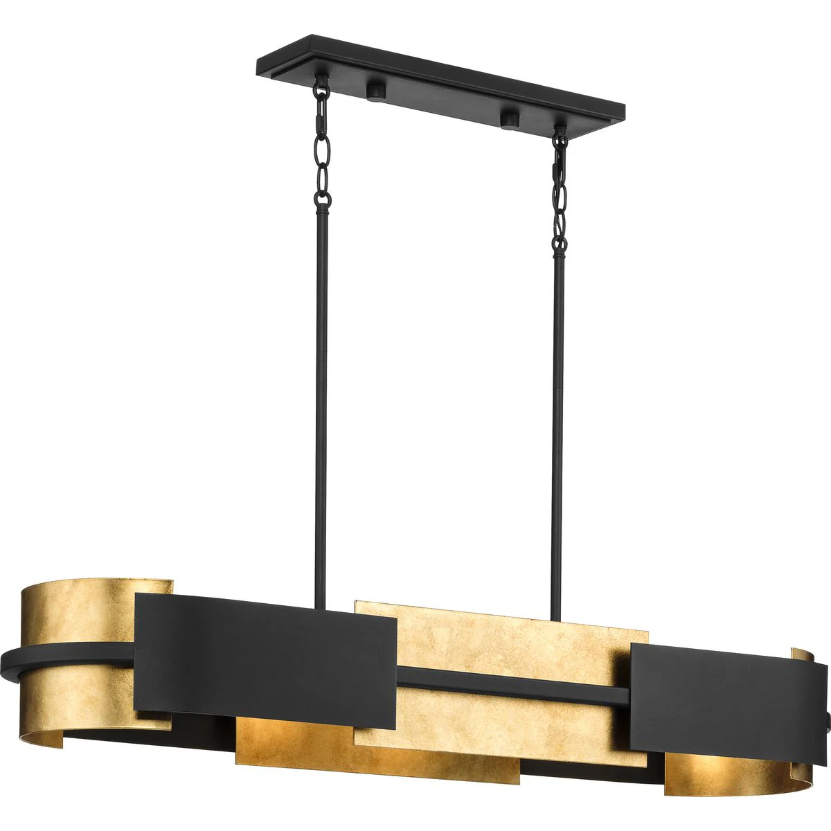 Lowery Collection Four-Light Linear Chandelier - Image 3