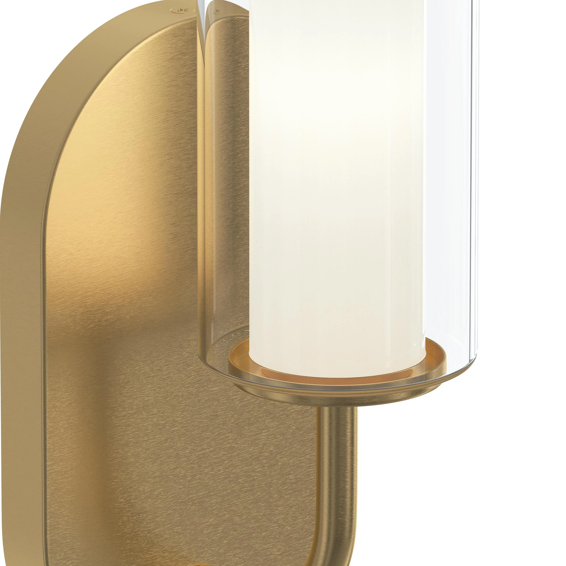 Mack One-Light Wall Sconce with Layered Glass Shade - Image 25