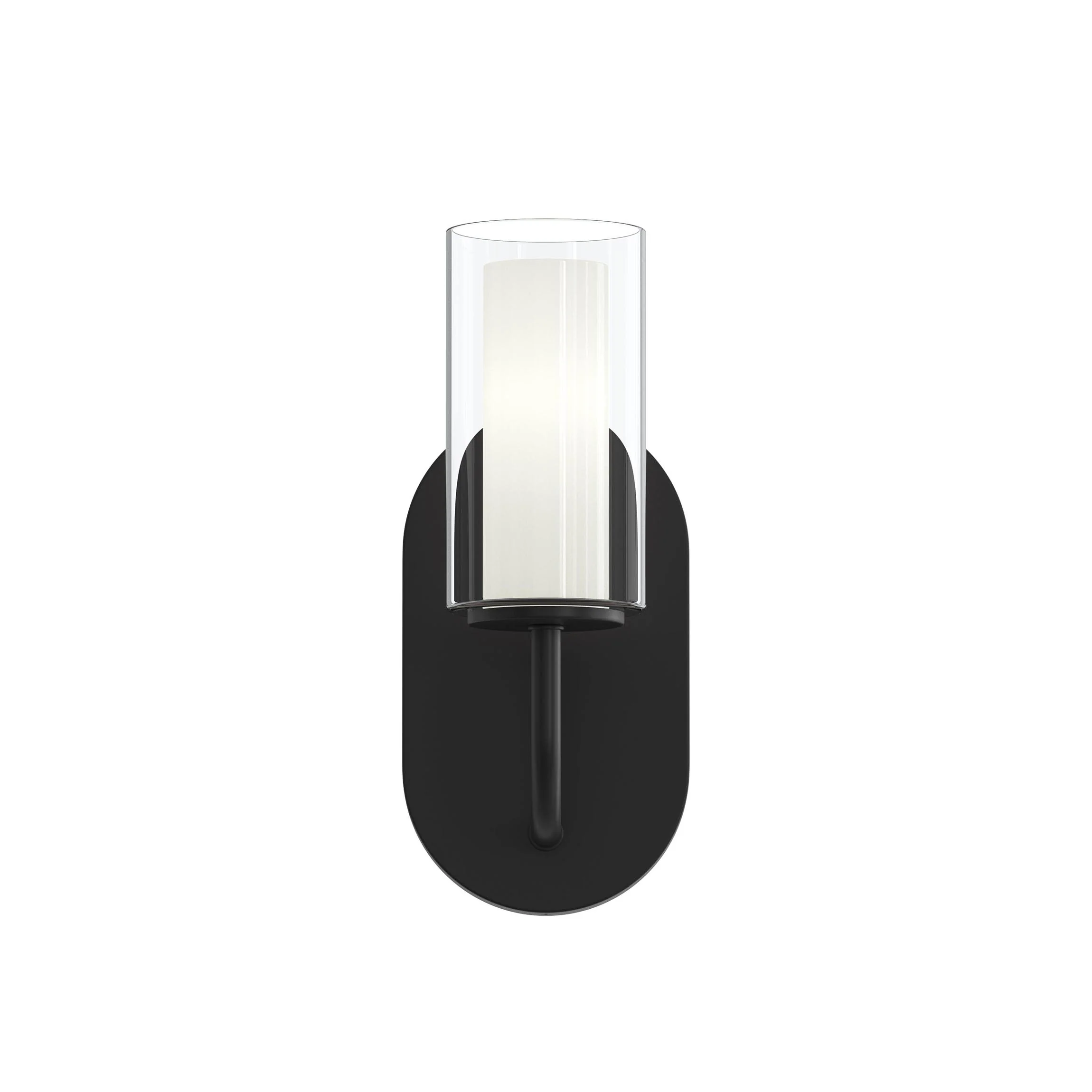 Mack One-Light Wall Sconce with Layered Glass Shade - Image 8