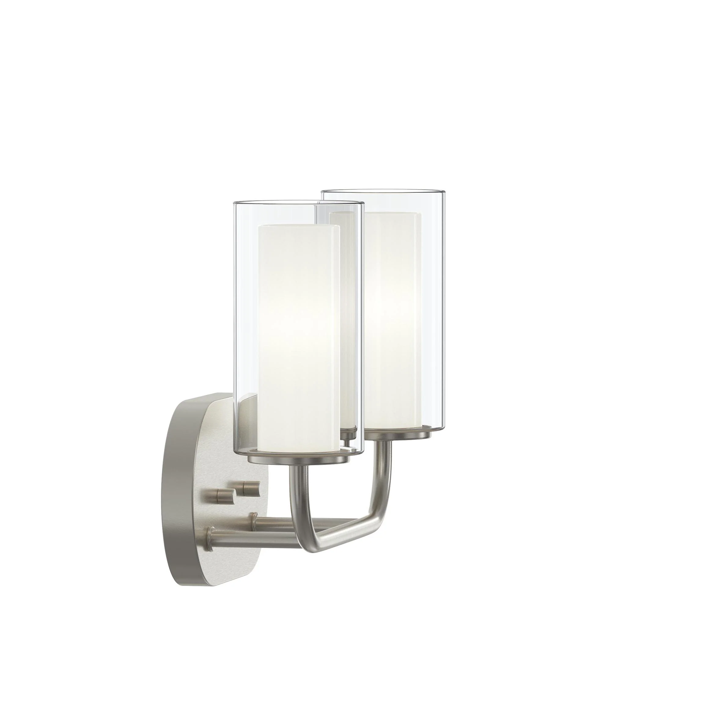 Mack Two-Light Vanity Light with Layered Glass Shades - Image 17