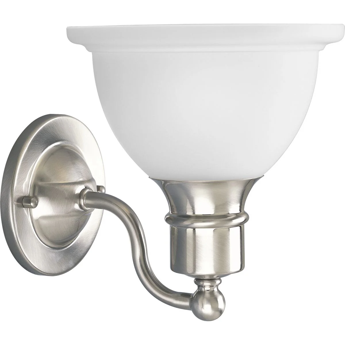 Madison Collection One-Light Etched Glass Bath Vanity Light