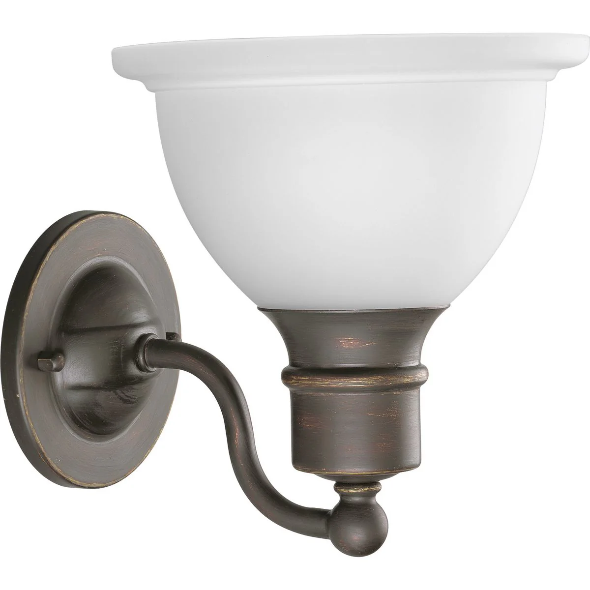 Madison Collection One-Light Etched Glass Bath Vanity Light - Image 3