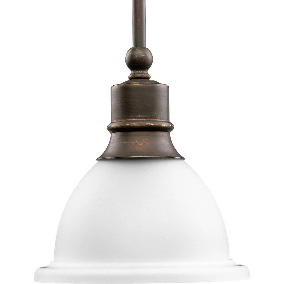 Madison Collection One-Light Etched Glass Mini-Pendant Light