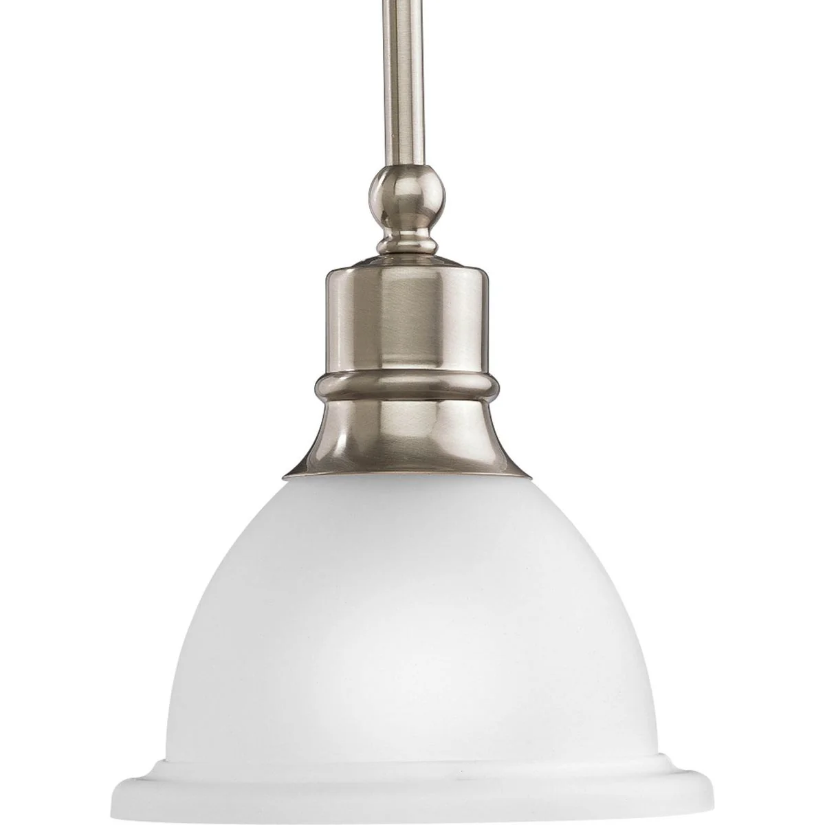 Madison Collection One-Light Etched Glass Mini-Pendant Light - Image 2