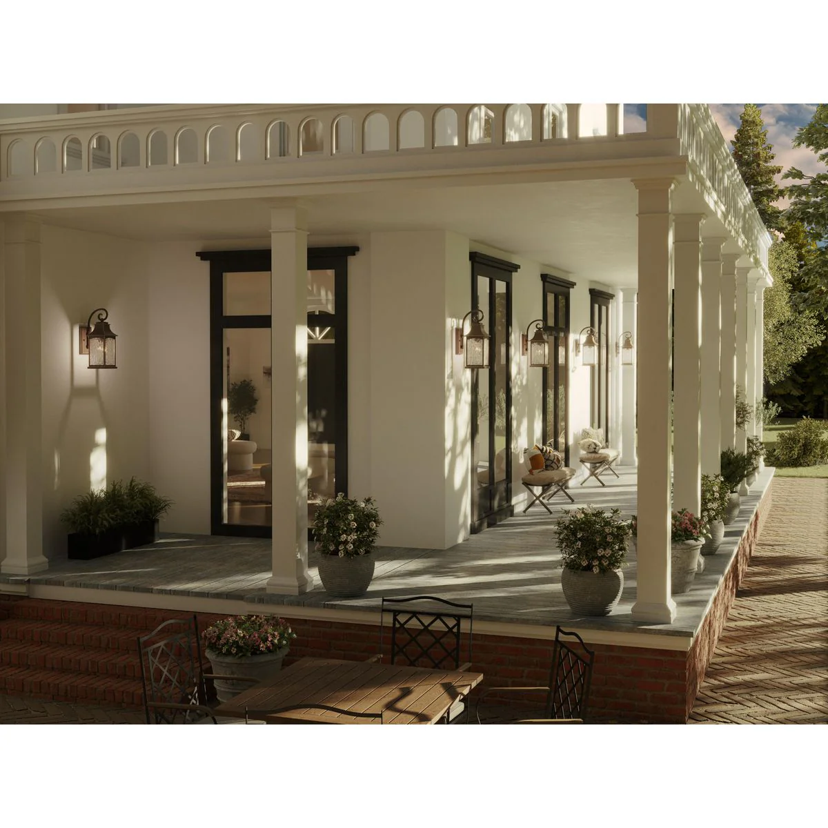 Maison Collection Two-Light Medium Wall Lantern - Image 4